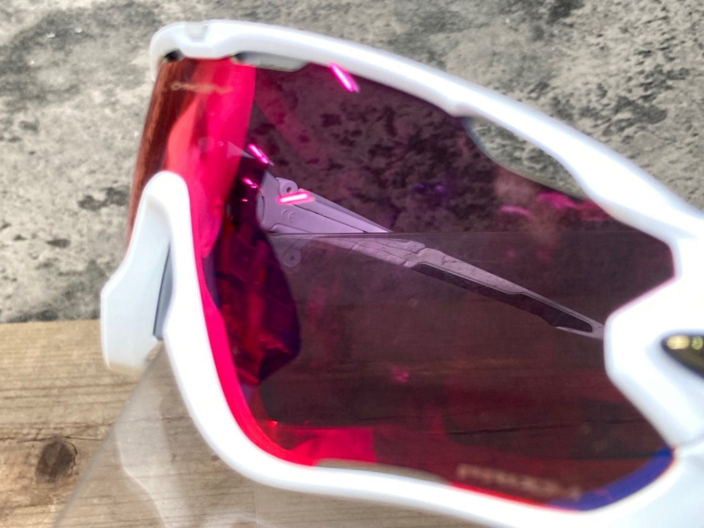 JB135 オークリー OAKLEY JAWBREAKER サングラス アイウェア 白 PRIZMレンズ CUSTOM