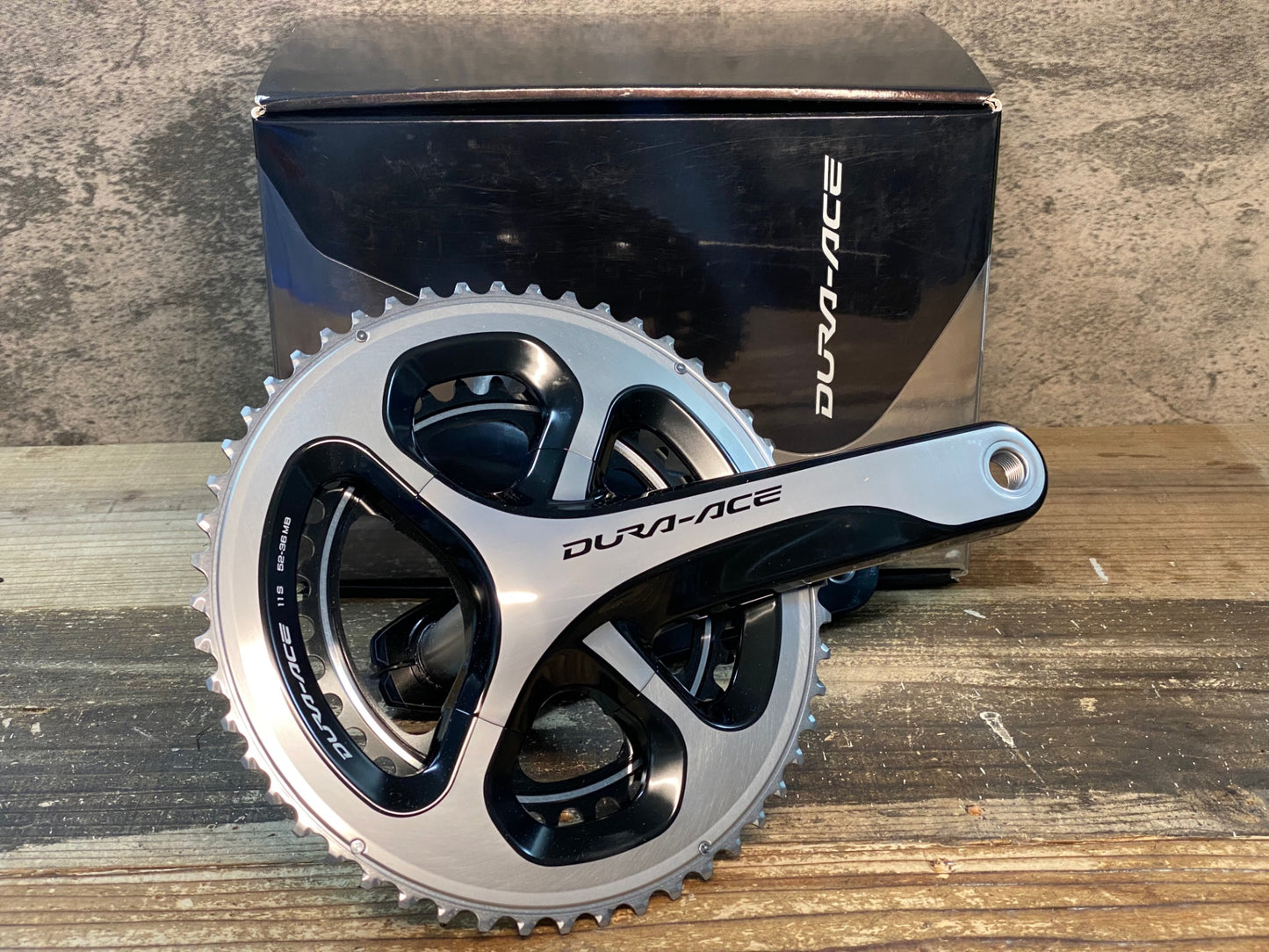 IW611 シマノ SHIMANO DURA-ACE FC-9000 クランクセット 52/36T 172.5mm 未使用品 刻印”NI” リコール検査済