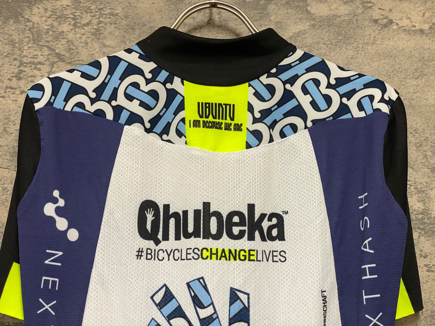 JC900 アソス Assos TEAM QHUBEKA 半袖 サイクルジャージ 黒白 M