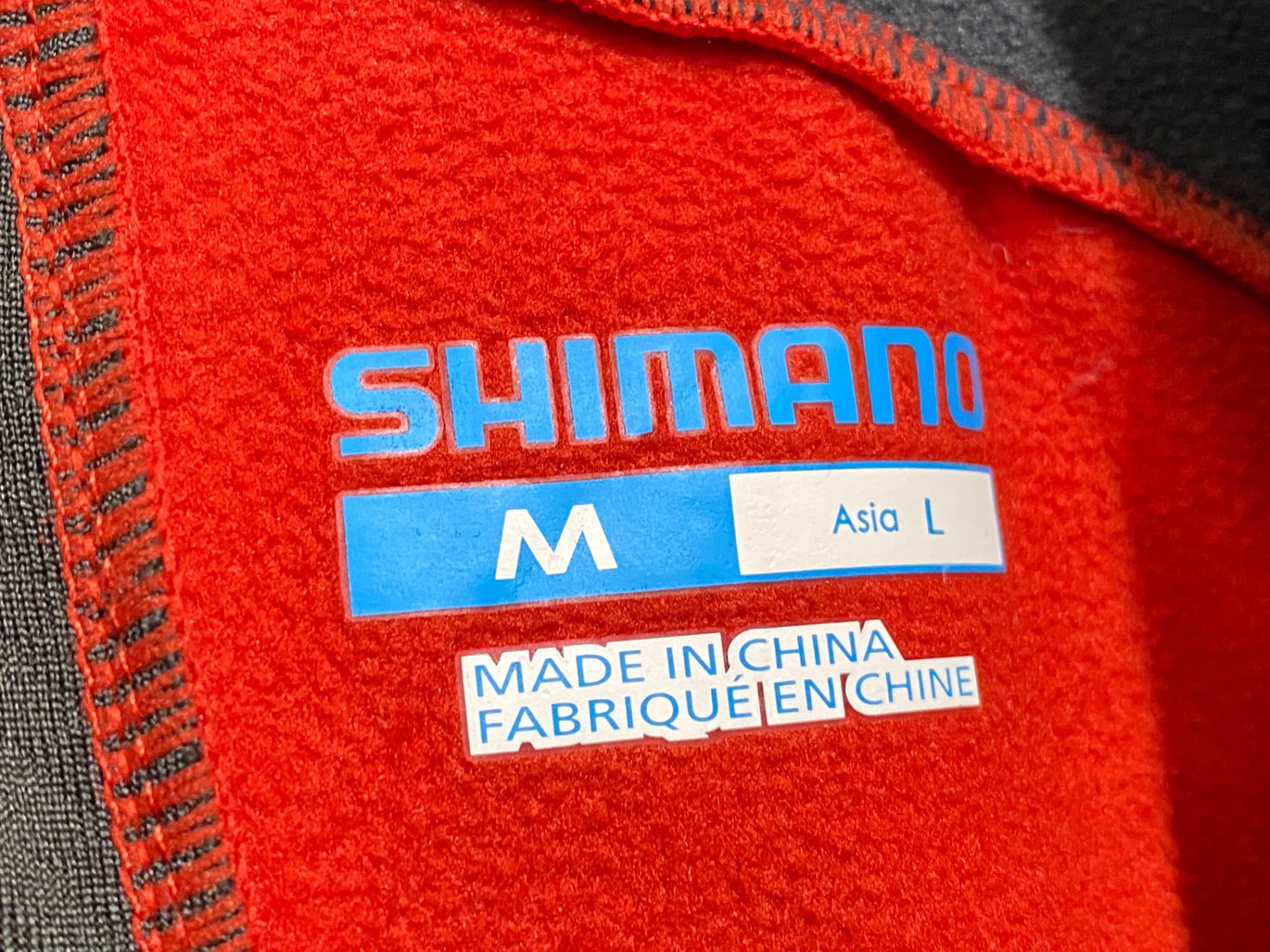 JA363 シマノ SHIMANO 長袖サイクルジャージ Asis L 赤