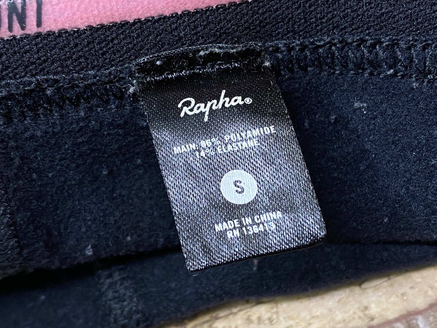 JC629 ラファ Rapha 裏起毛 ニーウォーマー 黒 S