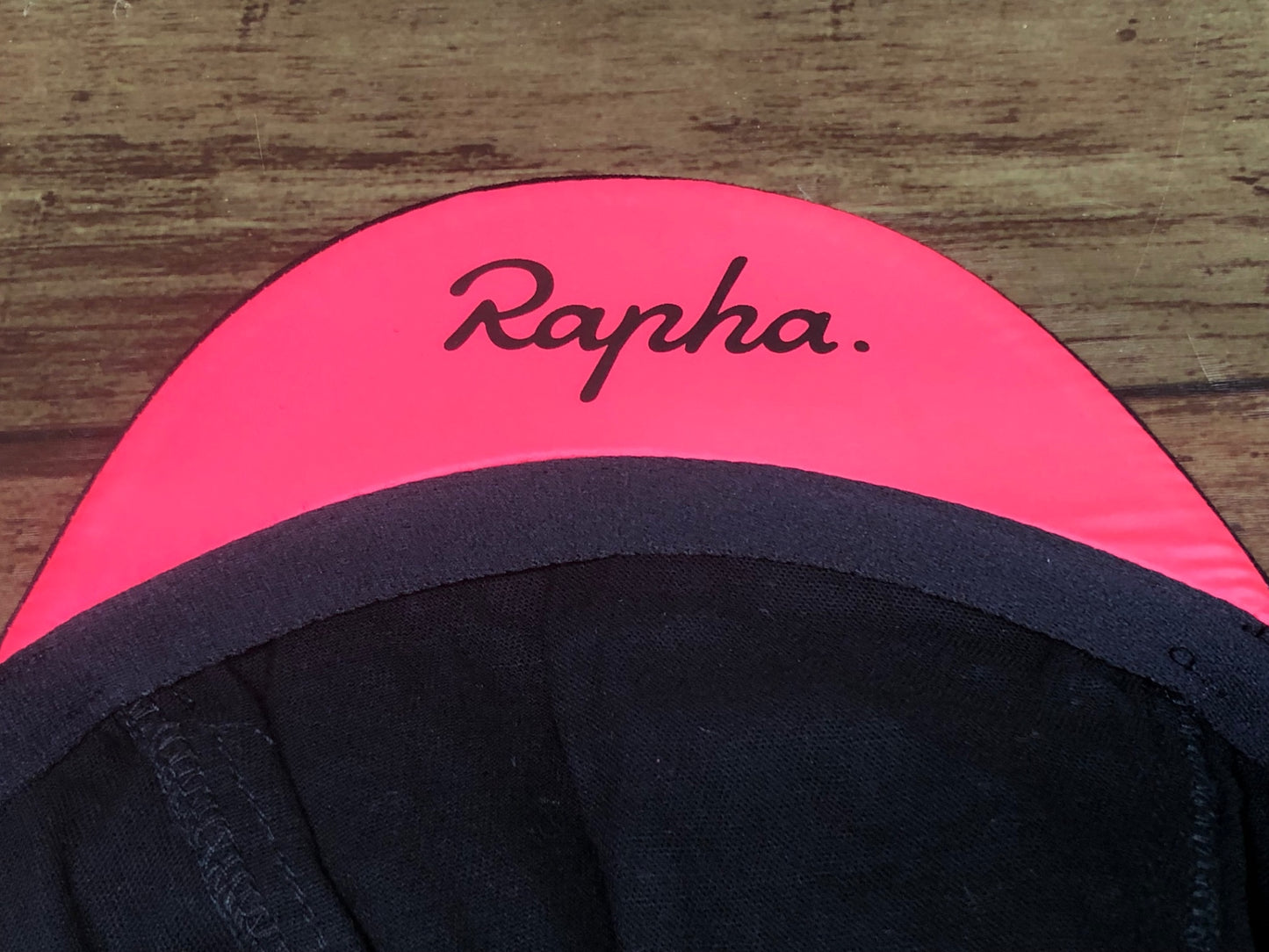 IT283 ラファ Rapha サイクルキャップ 黒 ピンク フリーサイズ RCC