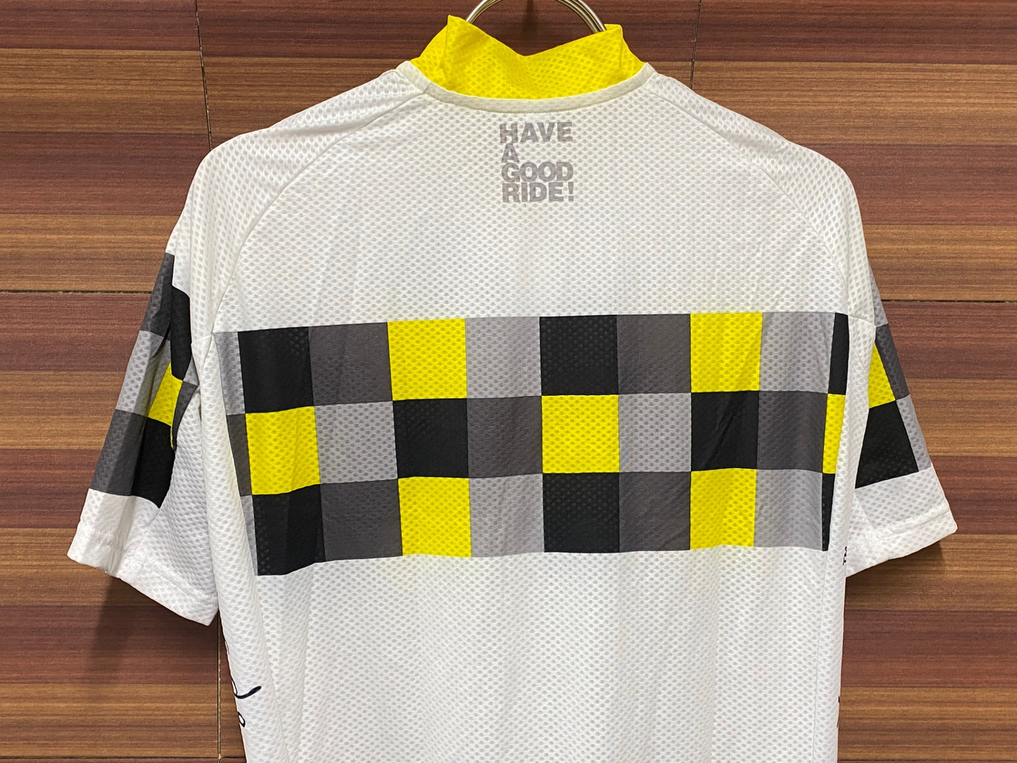 IT958 アソス assos 半袖 サイクルジャージ 白黒 M