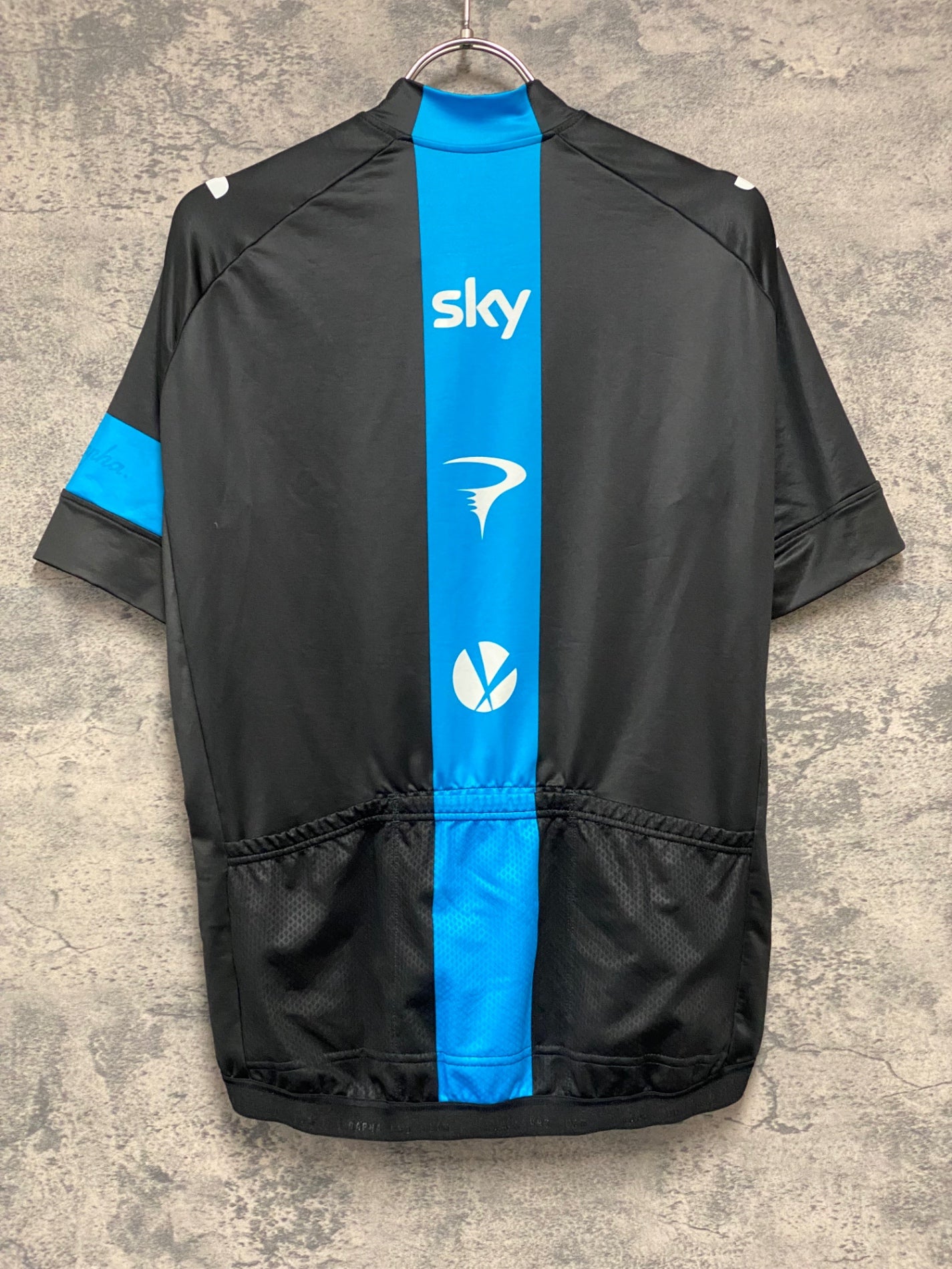 JC808 ラファ Rapha MEN'S PRO TEAM JERSEY 半袖 サイクルジャージ 黒 M TEAM sky