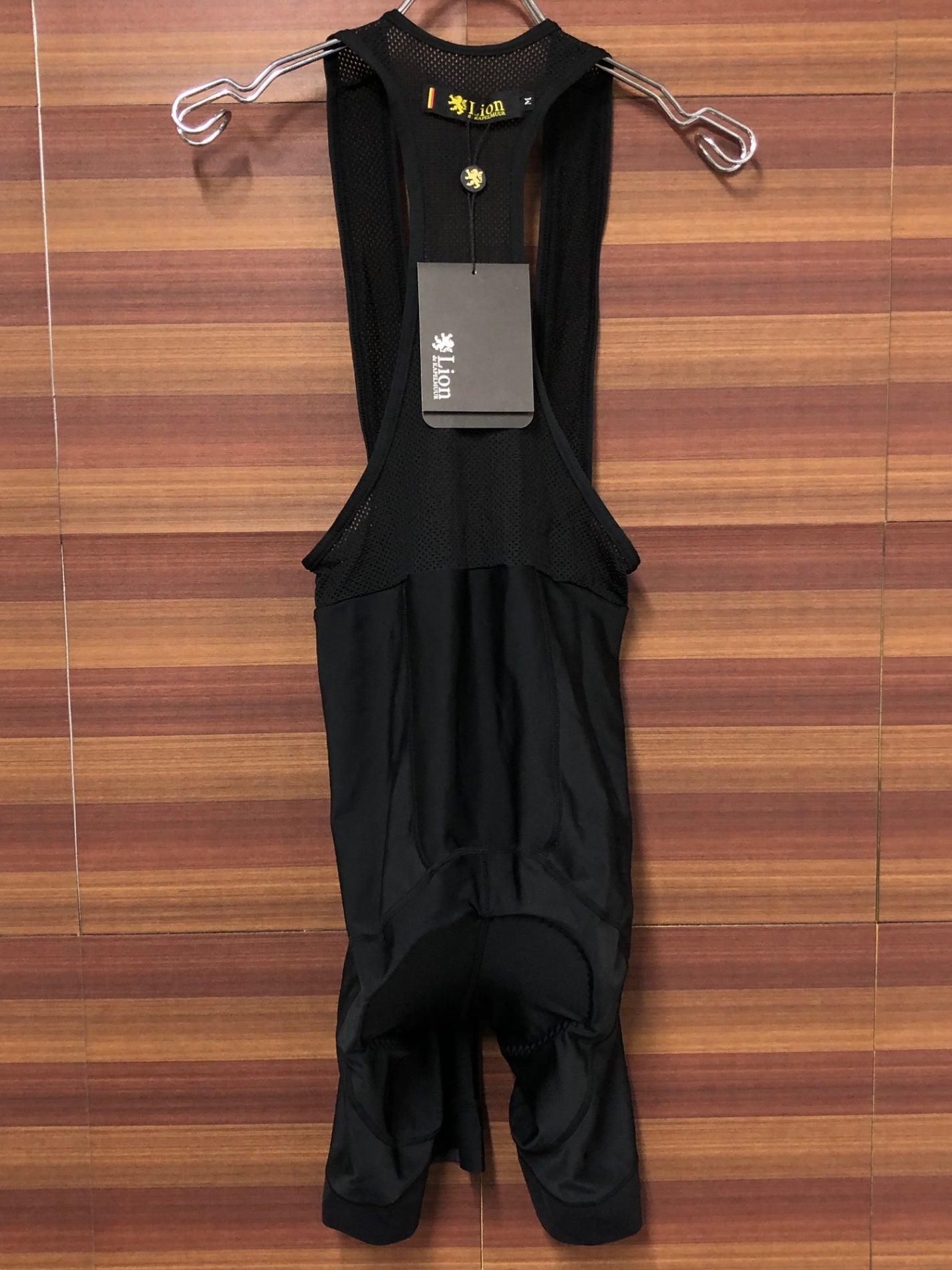 IQ616 リオンドカペルミュール Lion de KAPELMUUR レジェフィットビブショーツ M 黒 未使用