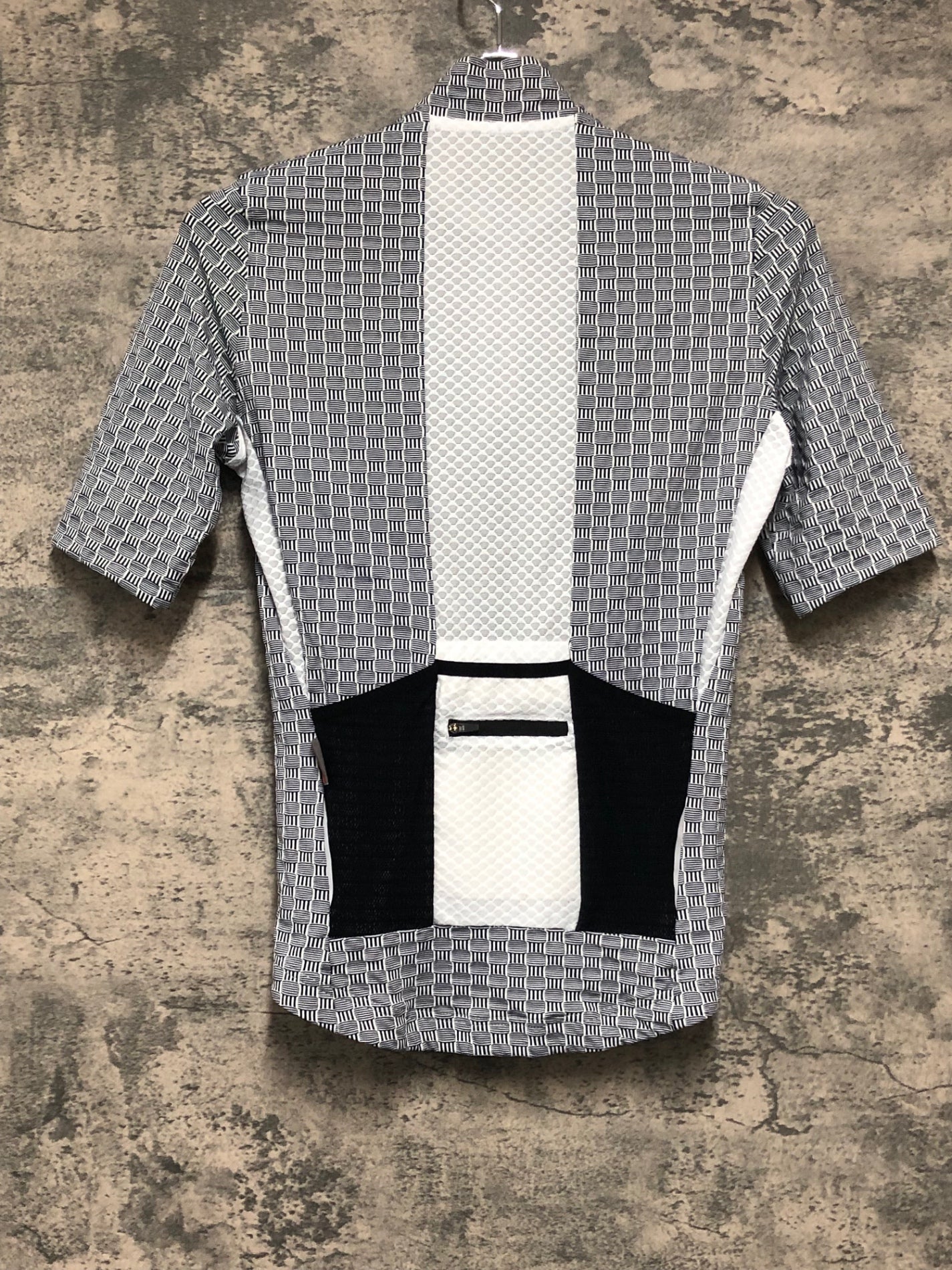 JD100 カフェドシクリステ CAFE DU CYCLISTE FRANCINE Man 半袖 サイクルジャージ 白 紺 XS