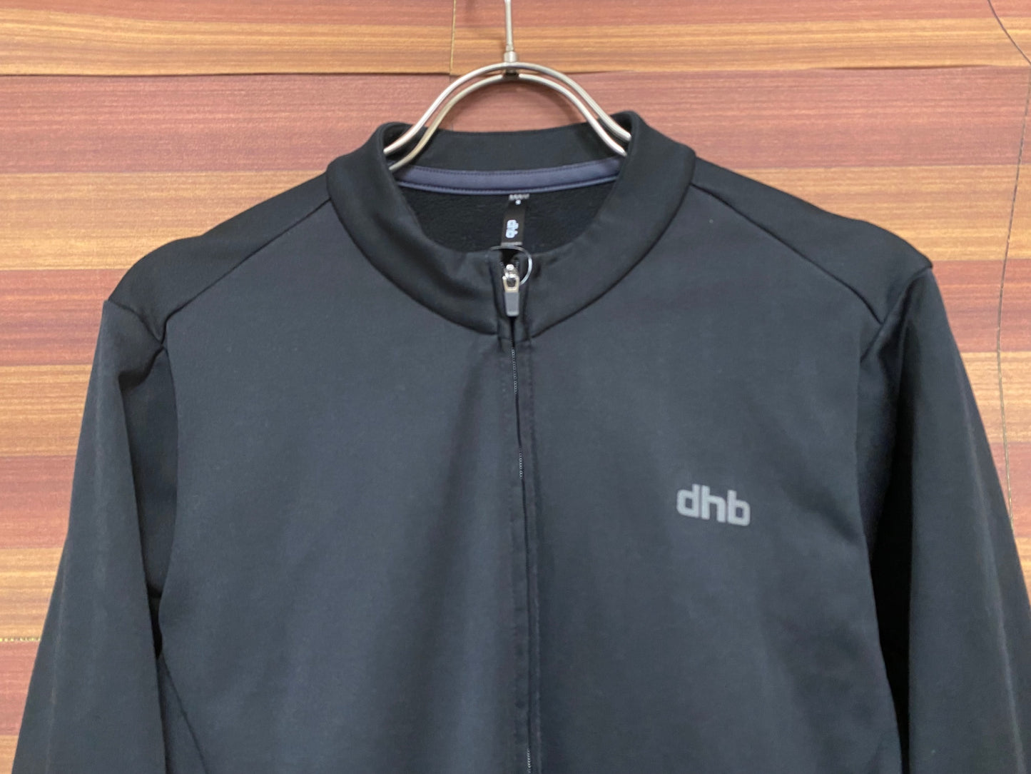 IQ604 dhb 長袖 サイクルジャージ 黒 S 裏起毛