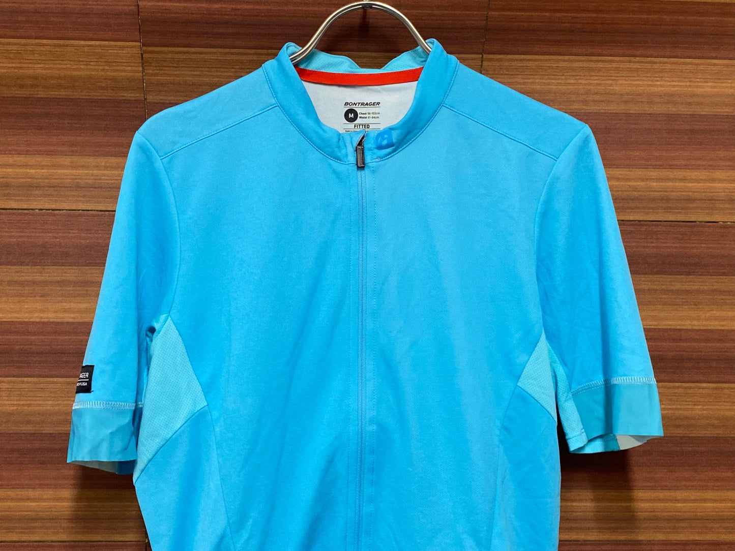 IT498 ボントレガー BONTRAGER 半袖 サイクルジャージ 水色 M