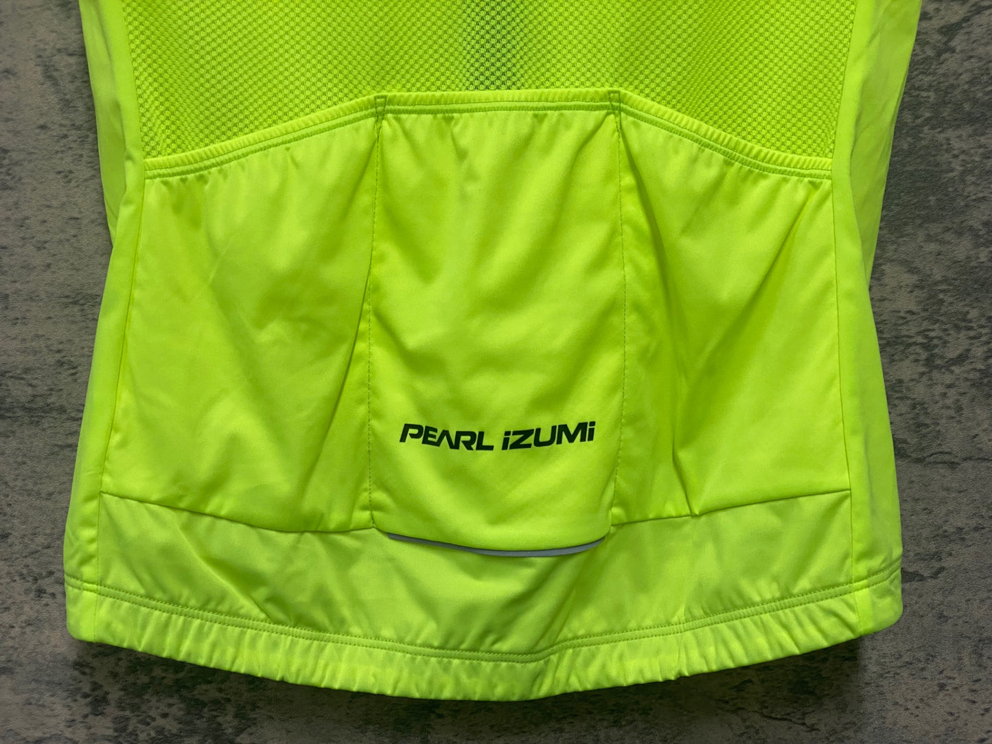 IZ208 パールイズミ PEARL iZUMi サイクルベスト ジレ 黄 M