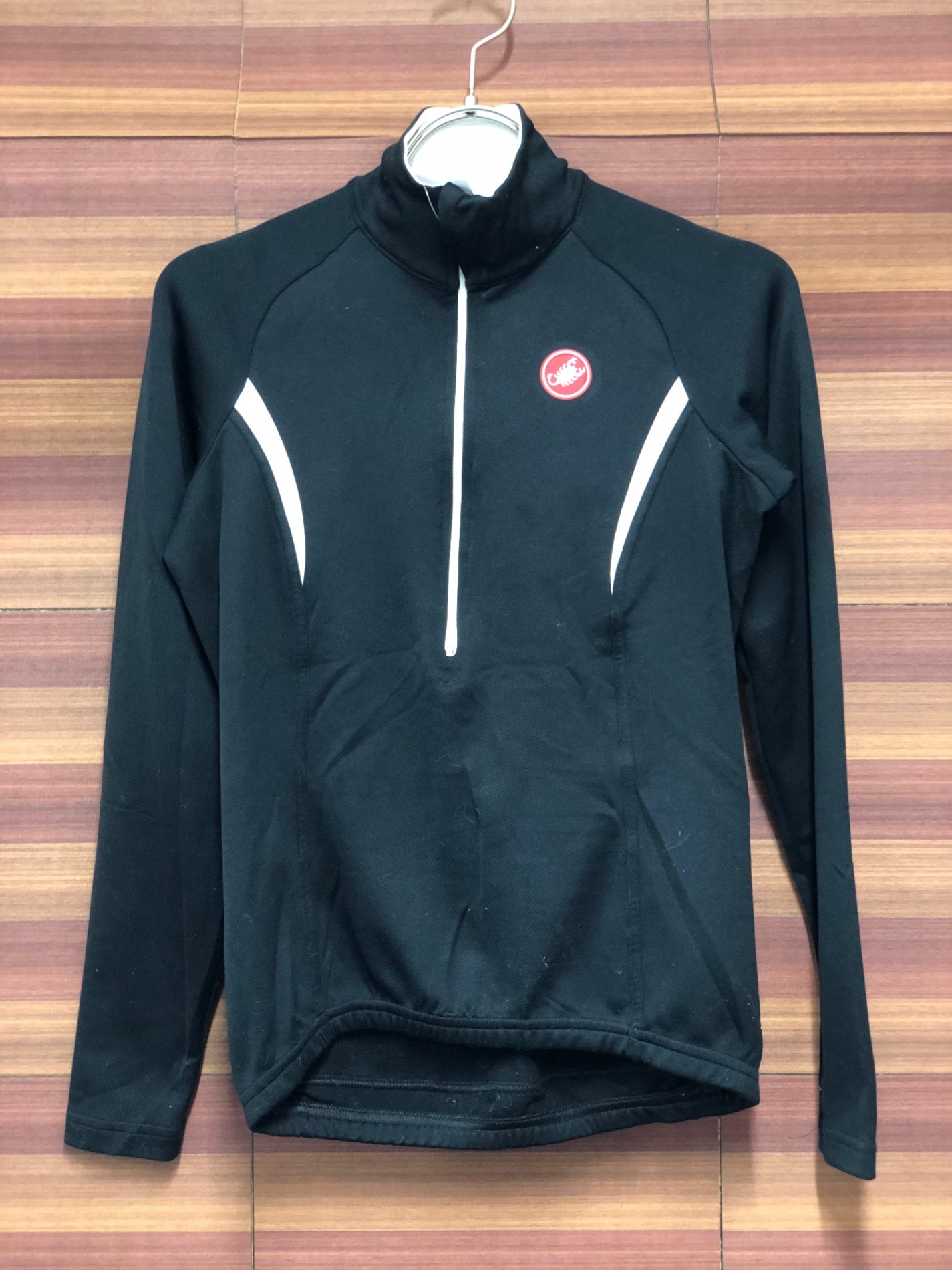 IR216 カステリ castelli 長袖サイクルジャージ 黒 XS