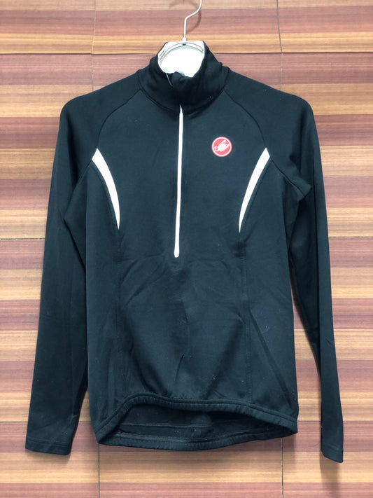 IR216 カステリ castelli 長袖サイクルジャージ 黒 XS