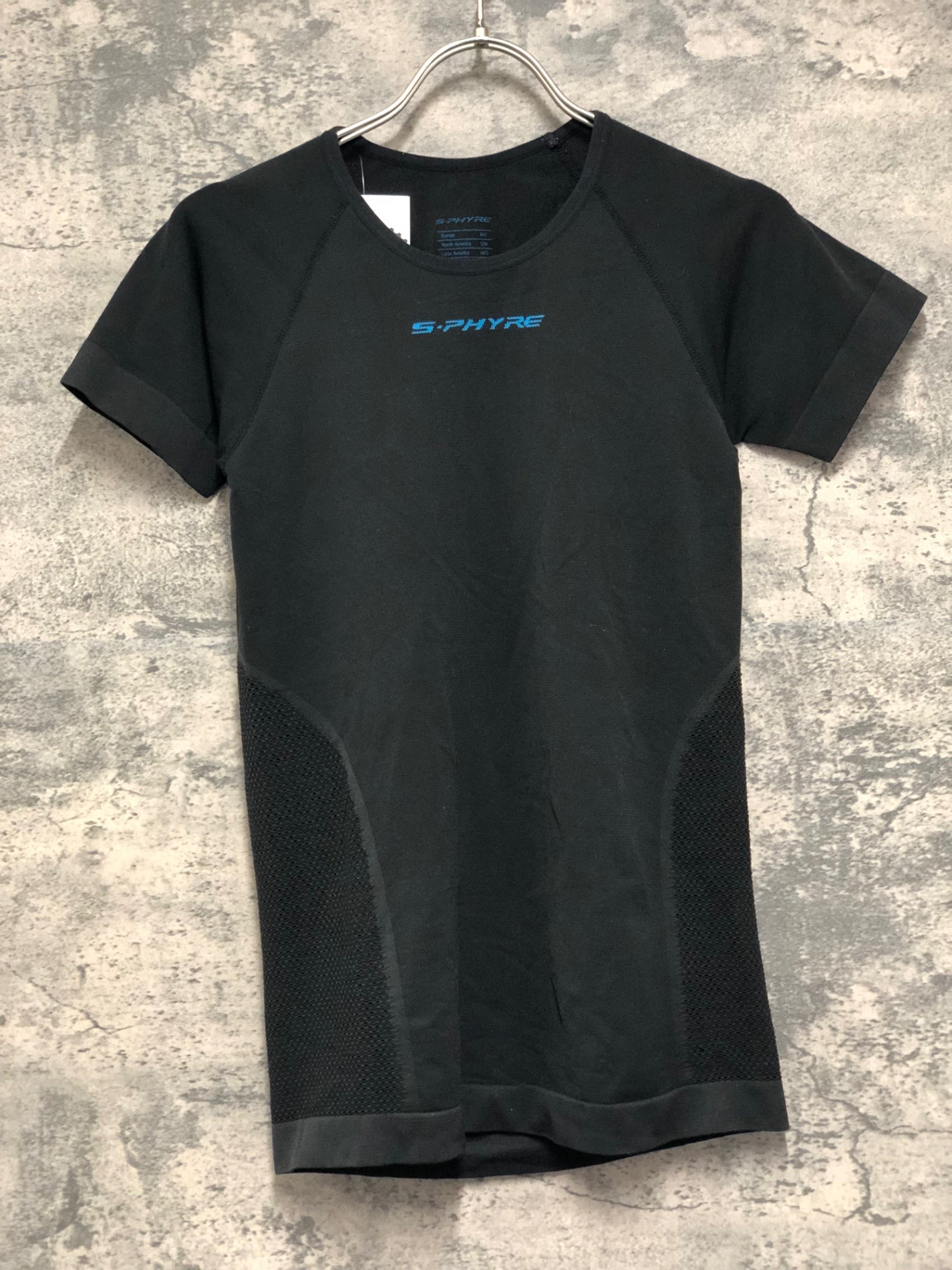 IT757 シマノ SHIMANO S-PHYRE 半袖 ベースレイヤー 黒 L/XL