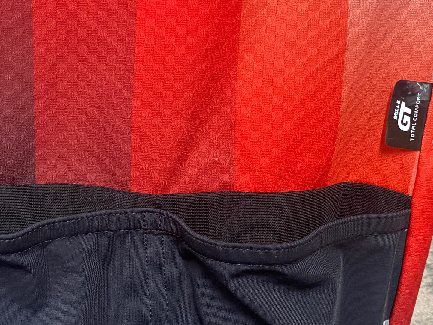 JB909 アソス ASSOS MILLE GT GRIPPETTO 半袖 サイクルジャージ 白 赤 S