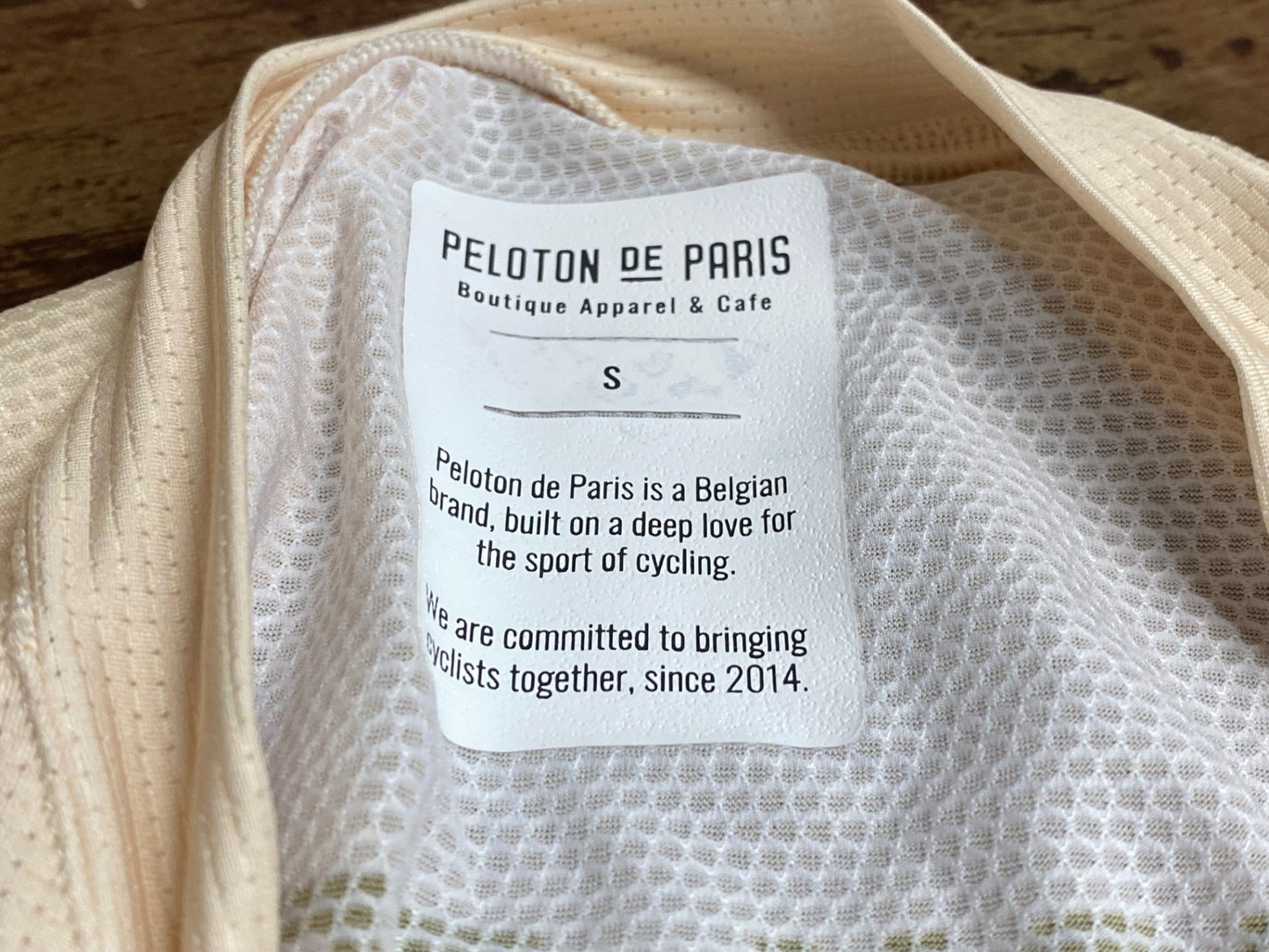 JC191 プロトンドパリ PELOTON DE PARIS SPRINTEUR SHORT SLEEVE JERSEY 半袖サイクルジャージ 茶 S
