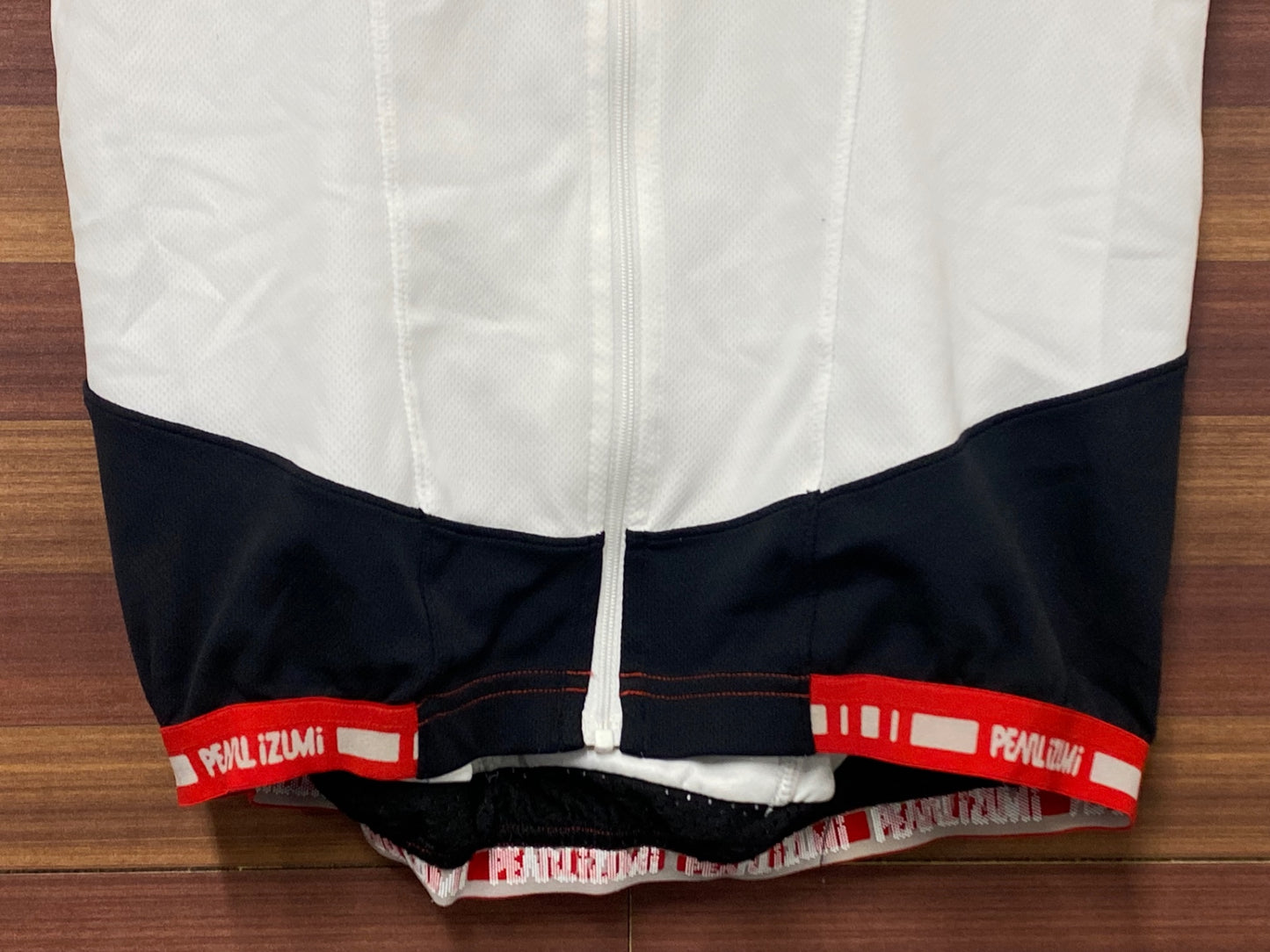 IS044 パールイズミ PEARL iZUMi 半袖 サイクルジャージ 白 M