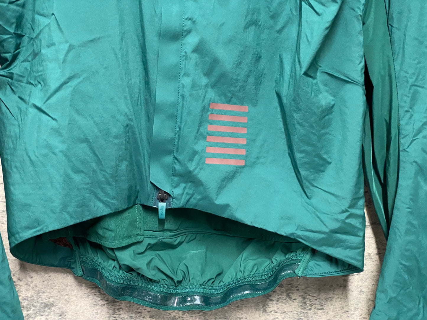 IV513 ラファ Rapha PRO TEAM INSULATED JACKET 長袖 サイクルジャケット 深緑 S 裏起毛 ※腕破れあり