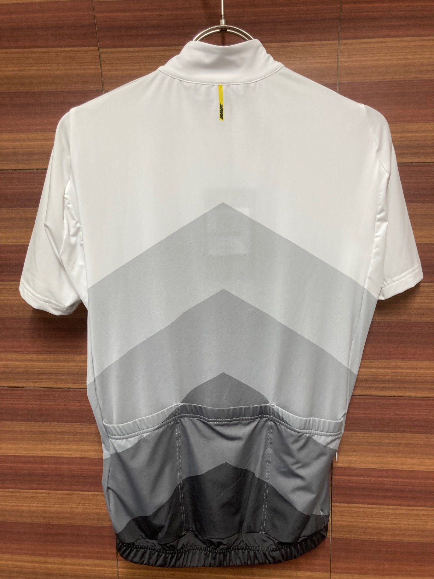 IQ205 マヴィック MAVIC 半袖 サイクルジャージ 白 グレー XS