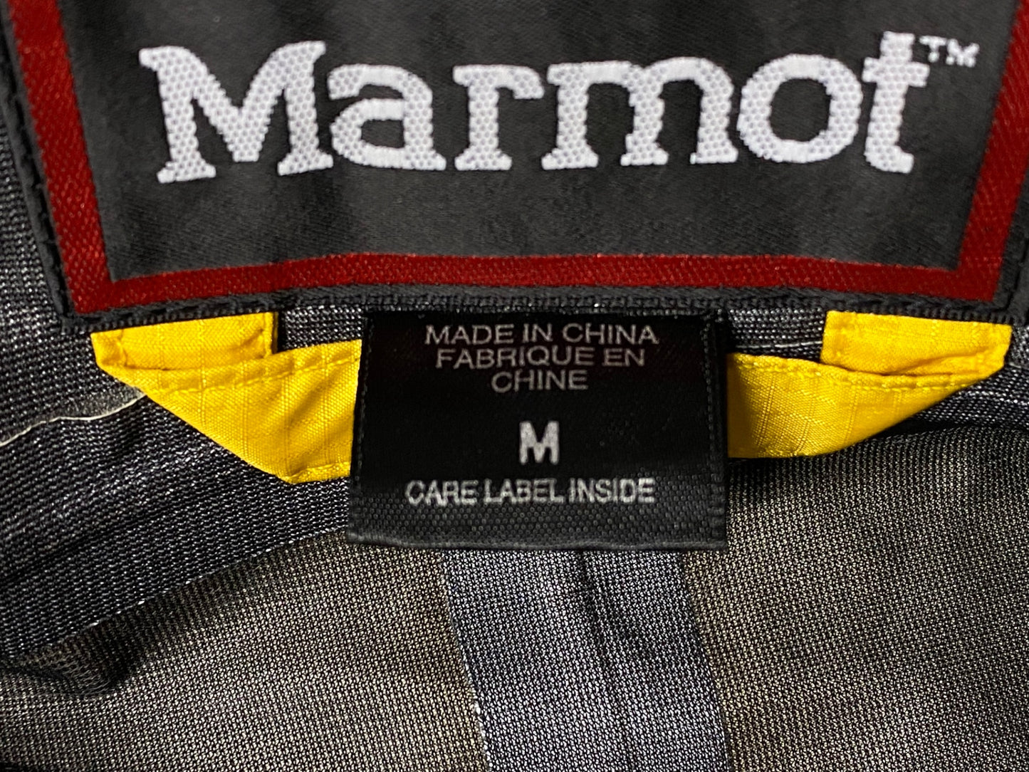 IK441 マーモット Marmot 長袖 マウンテンパーカー 黄 赤 M GORE-TEX