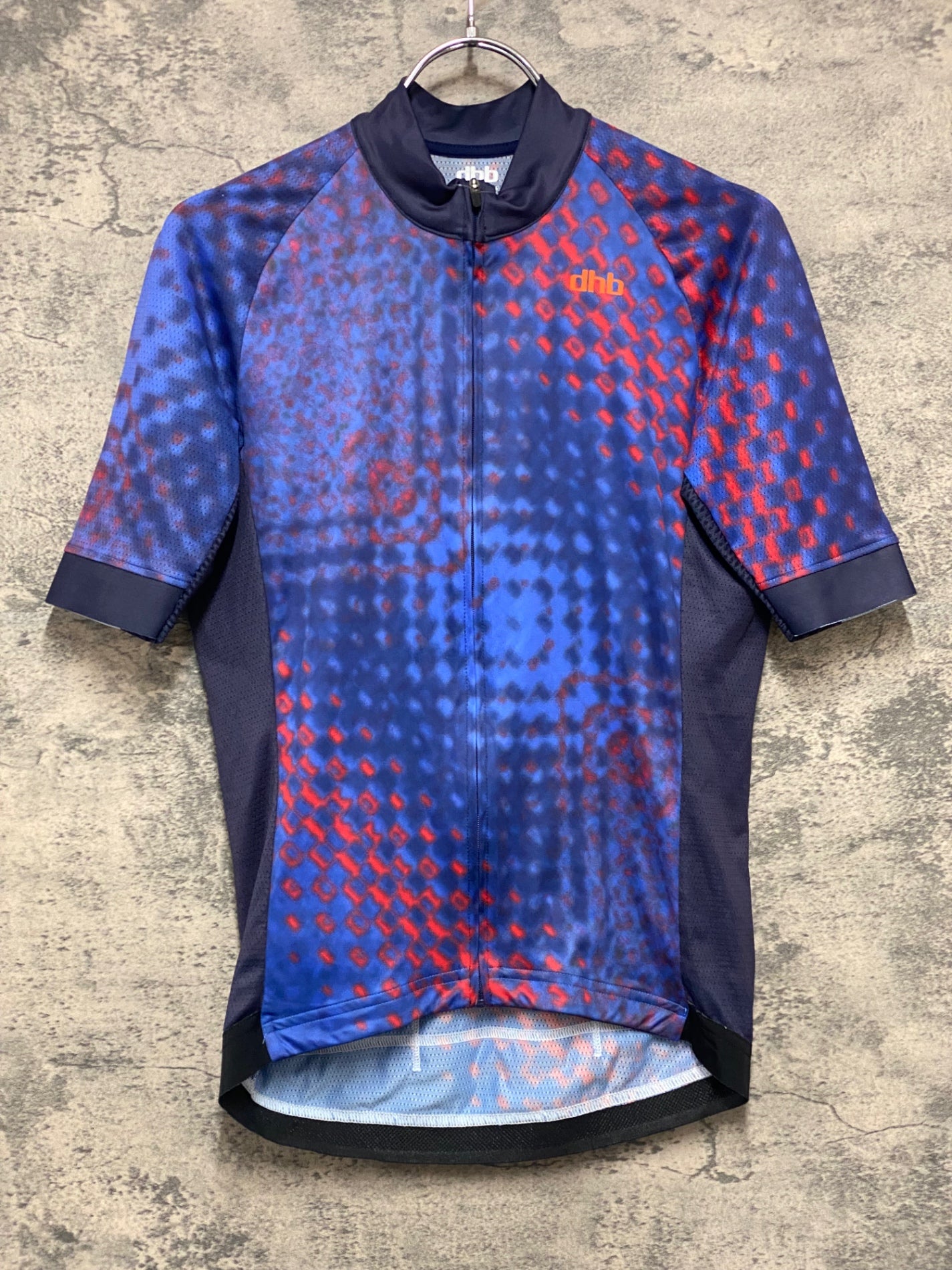 JB367 dhb 半袖 サイクルジャージ 紺 S