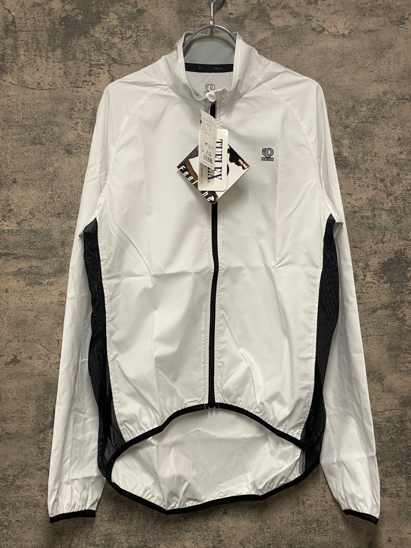 JA152 パールイズミ PEARL iZUMi ウィンドブレーカー 白 XL