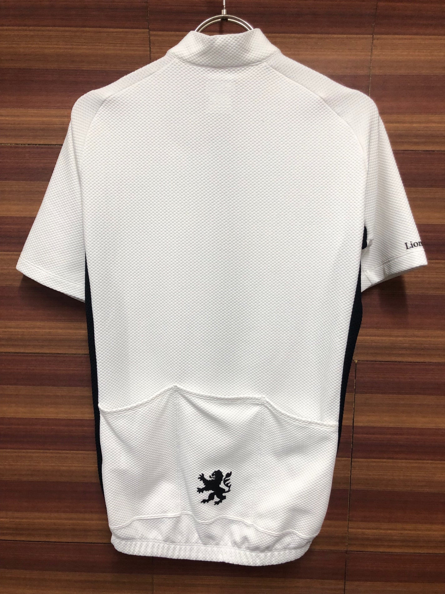 IQ762 リオンドカペルミュール Lion de KAPELMUUR 半袖 サイクルジャージ 白 M