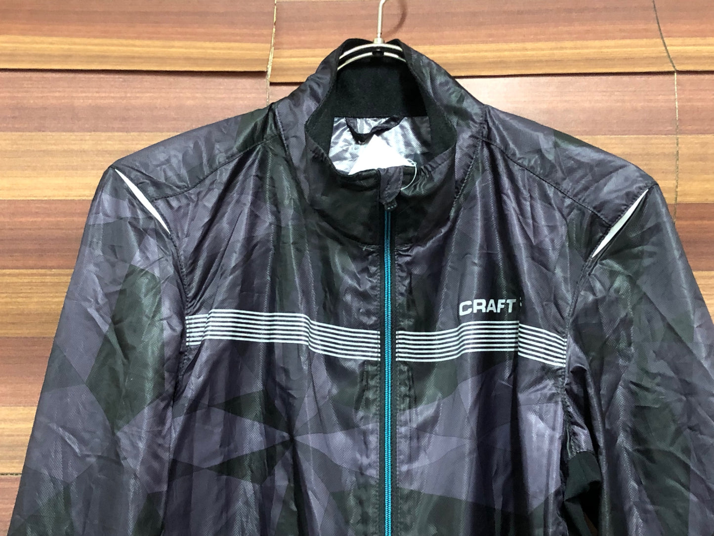 IU726 クラフト CRAFT 長袖 ウインドブレーカー 黒 S