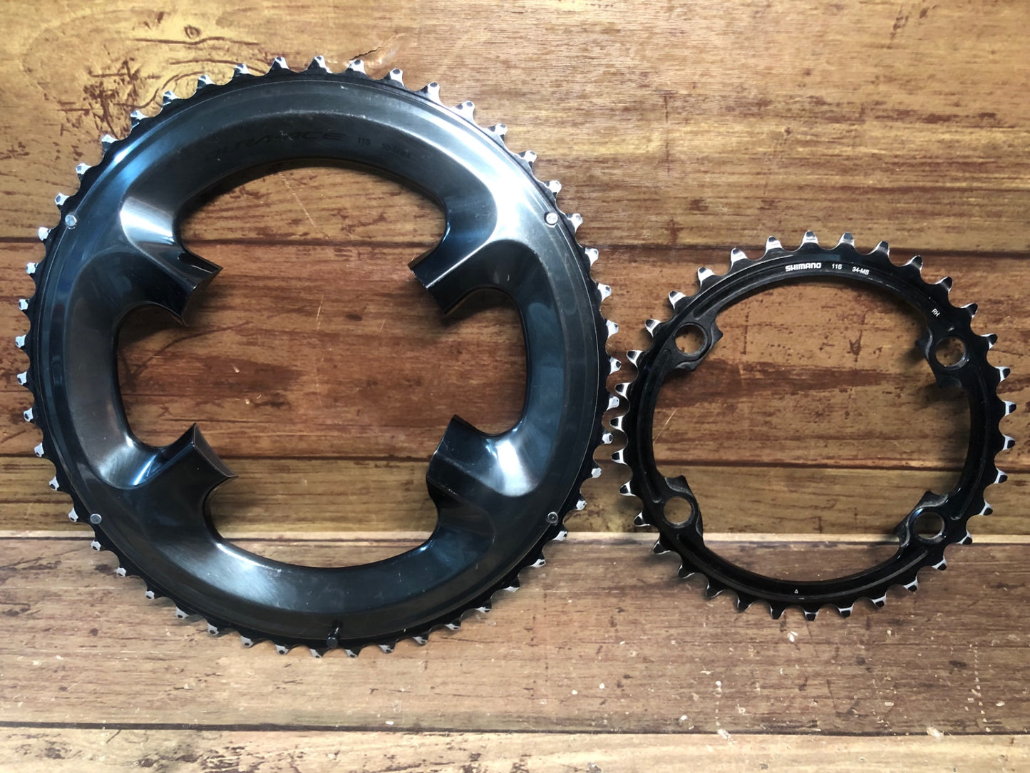 IL844 シマノ SHIMANO デュラエース DURA-ACE FC-R9100 用 チェーンリングセット 50/34T