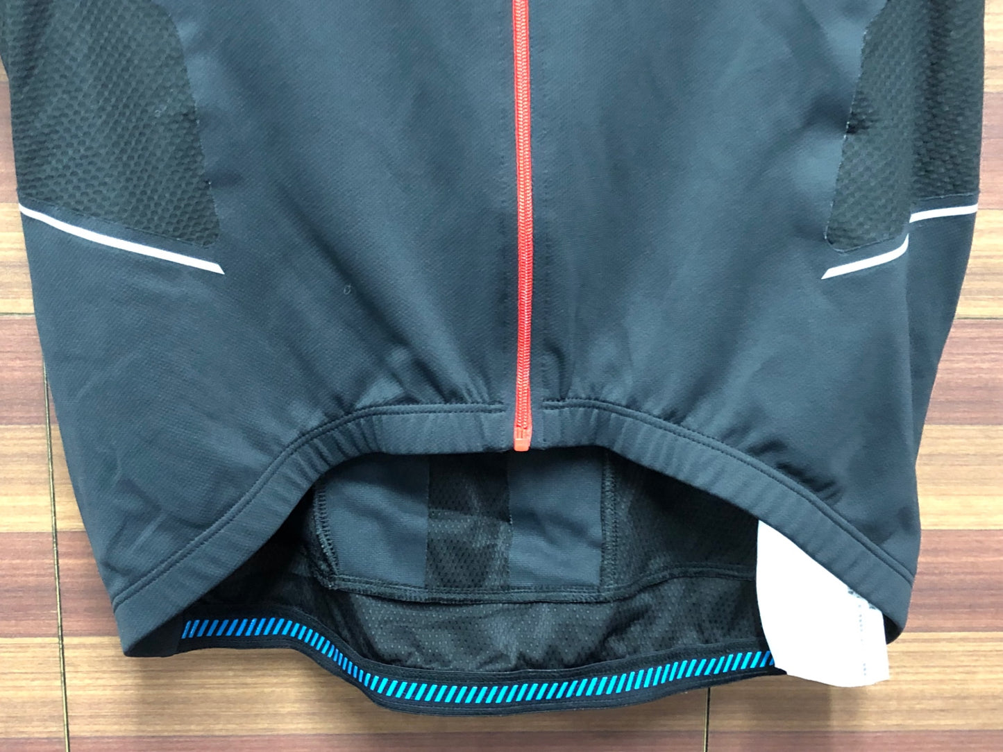 IQ842 シマノ SHIMANO 半袖 サイクルジャージ 黒 赤 XL