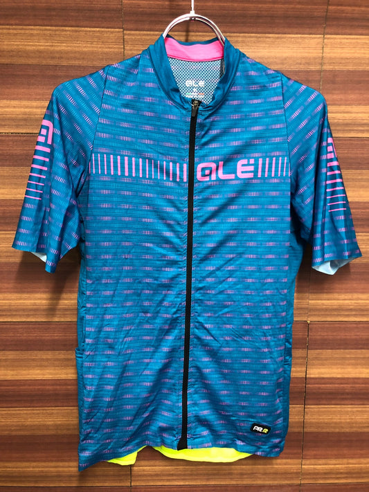 IN393 アレ ALE PR.R 半袖 サイクルジャージ 青 M ※ほつれ