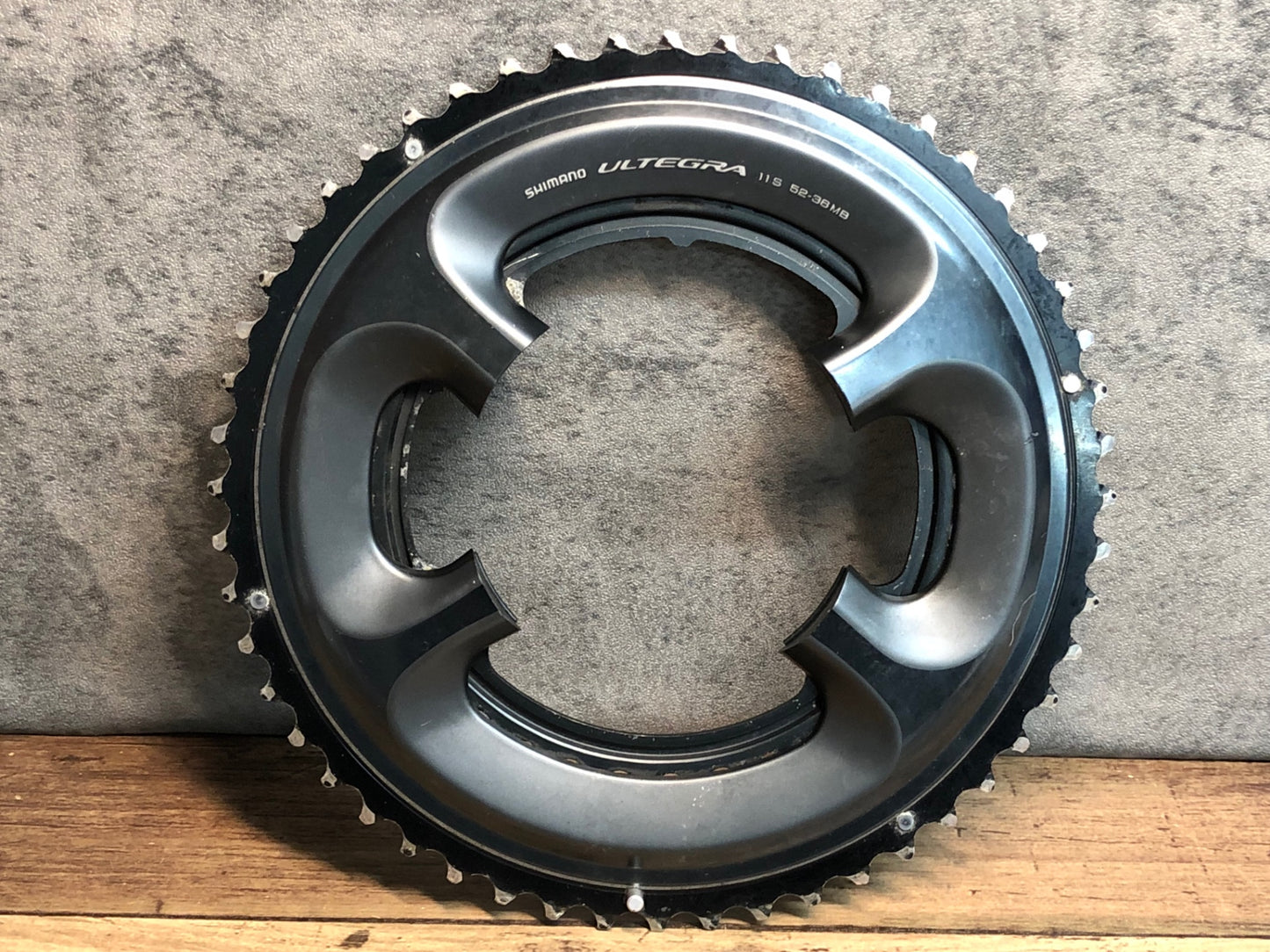 IP304 シマノ SHIMANO アルテグラ ULTEGRA FC-6800 チェーンリング 52/36T セット ※歯の摩耗大 ジャンク