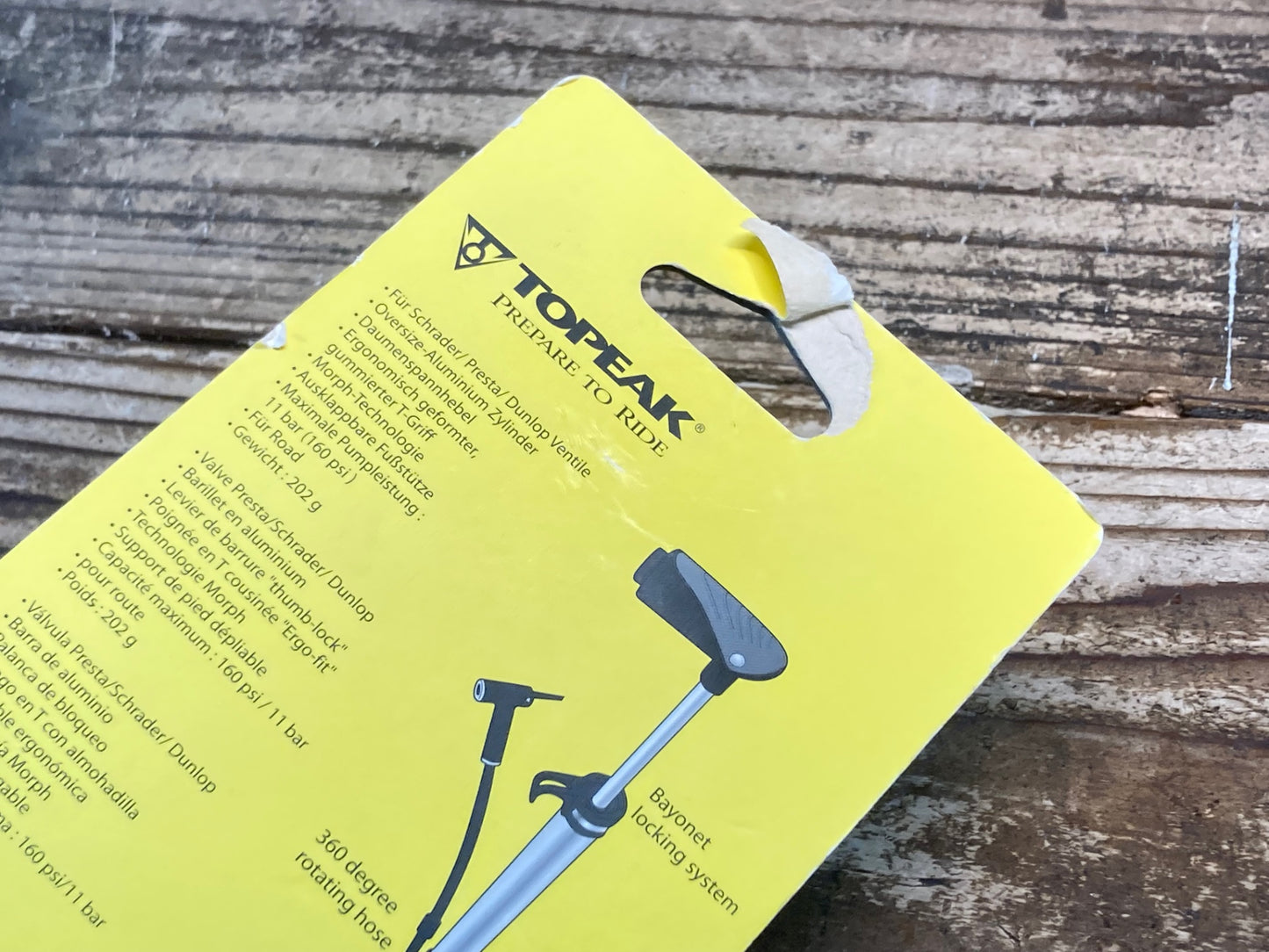 IR851 トピーク TOPEAK ROAD MORPH 携帯ポンプ 空気入れ 未使用