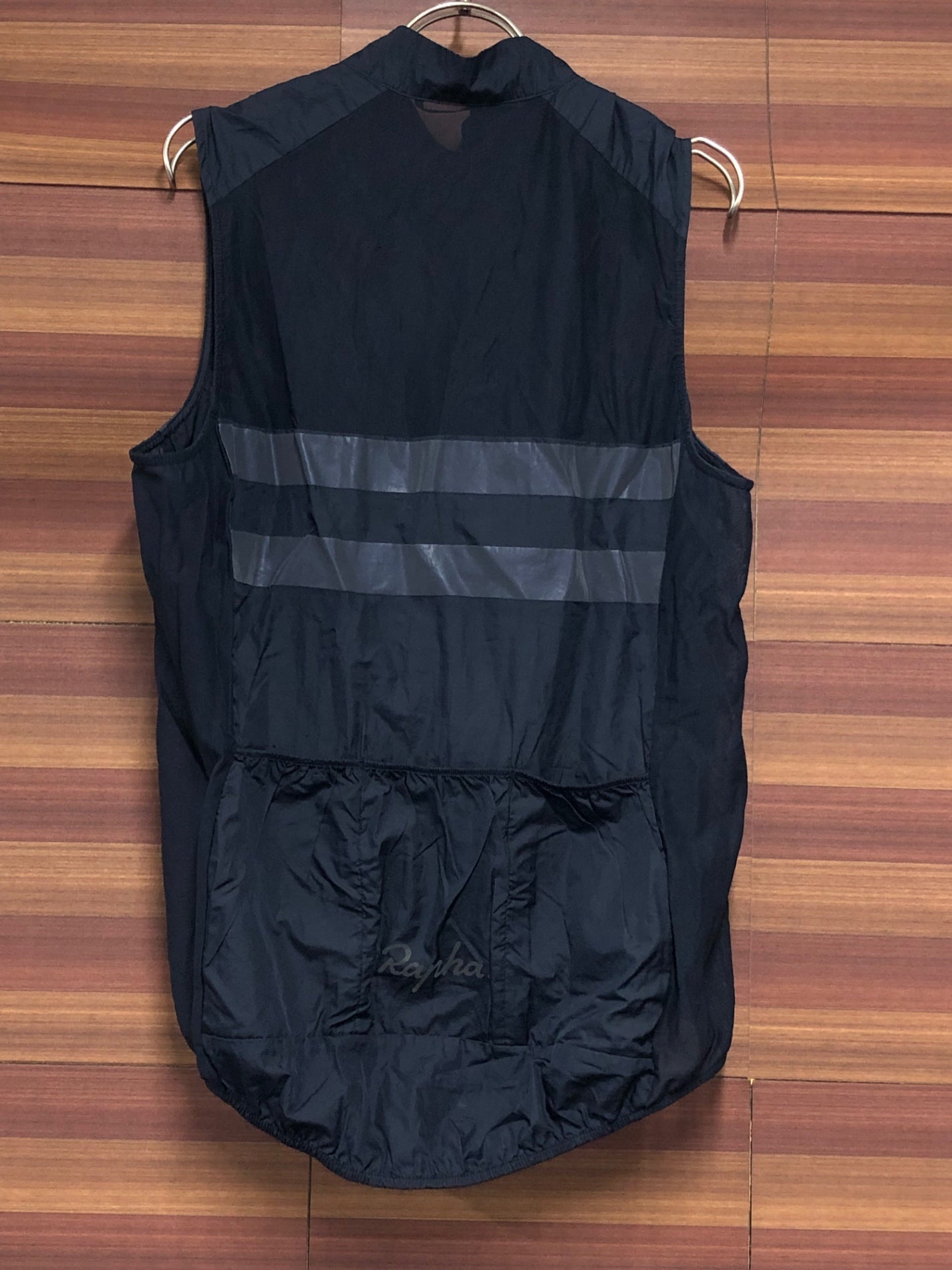 IT040 ラファ Rapha BREVET REFLECTIVE GILET ジレ サイクルベスト 黒 M