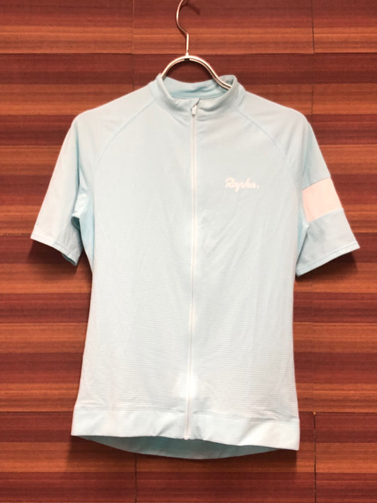 IO207 ラファ Rapha WOMEN'S CORE LIGHTWEIGHT JERSEY 半袖サイクルジャージ 水色 S