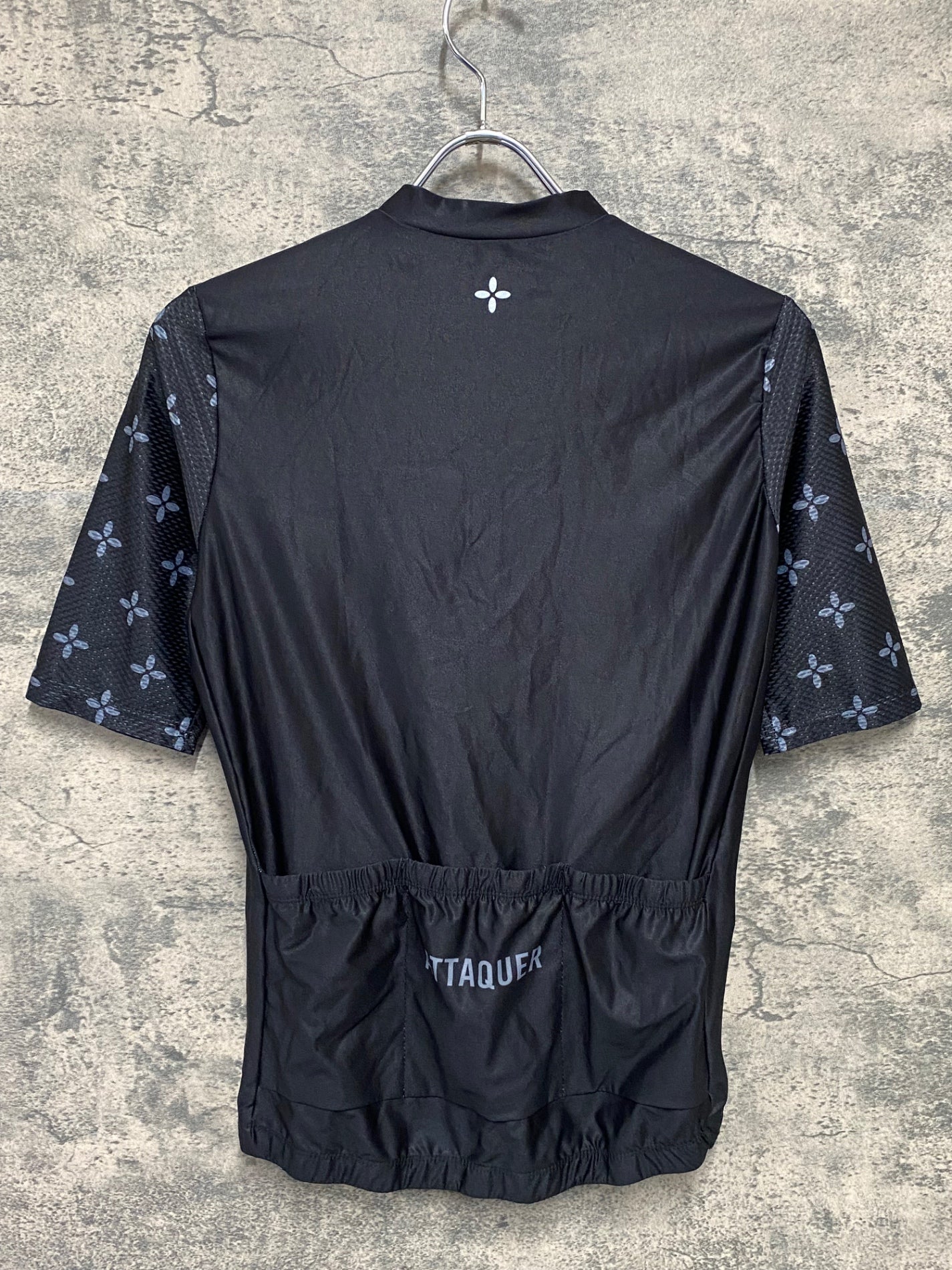 IY688 アタッカー ATTAQUER 半袖 サイクルジャージ 黒 M