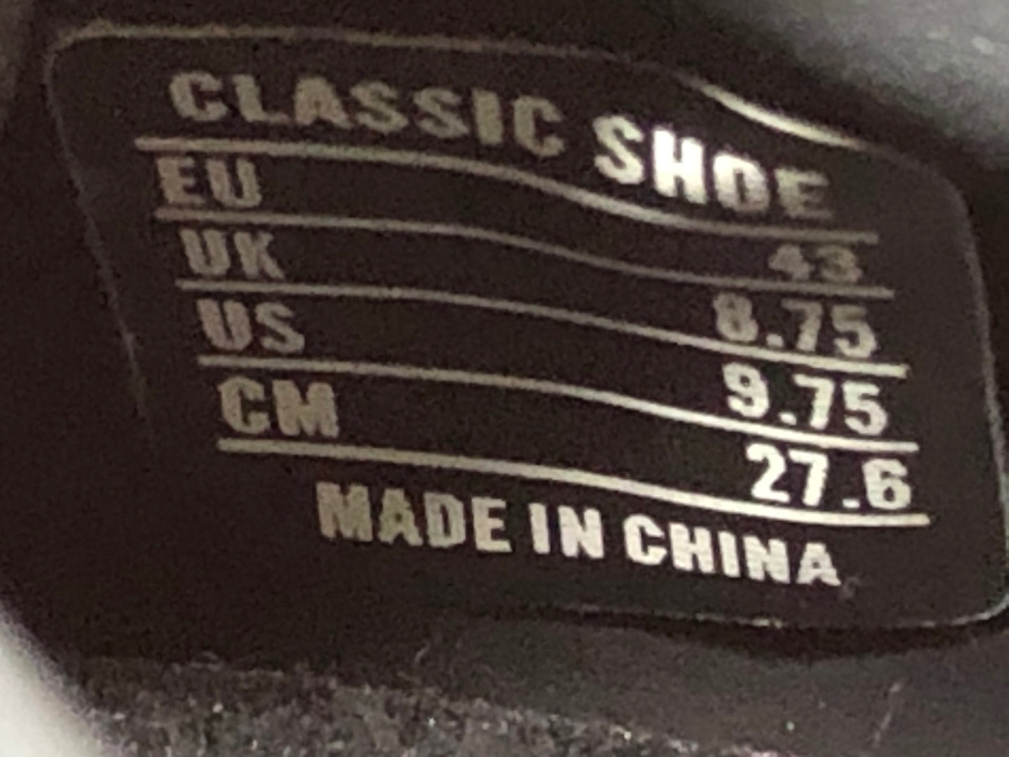 JB158 ラファ Rapha CLASSIC SHOE ビンディングシューズ 黒 EU43 3穴