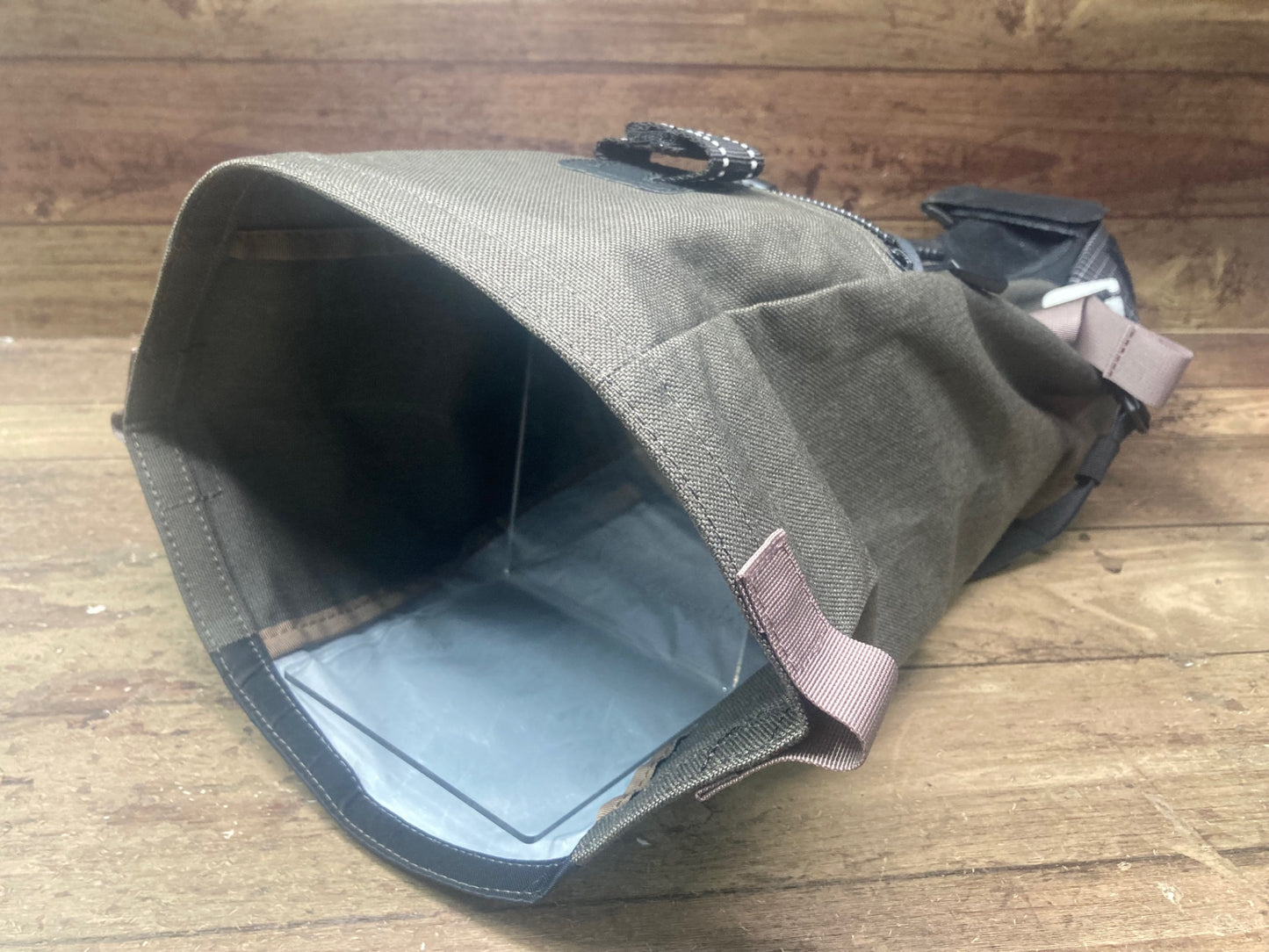 IF755 ロウロウマウンテンワークス RawLow Mountain Works バイクンハイクバッグ Bike’n Hike Bag サドルバッグ グレー