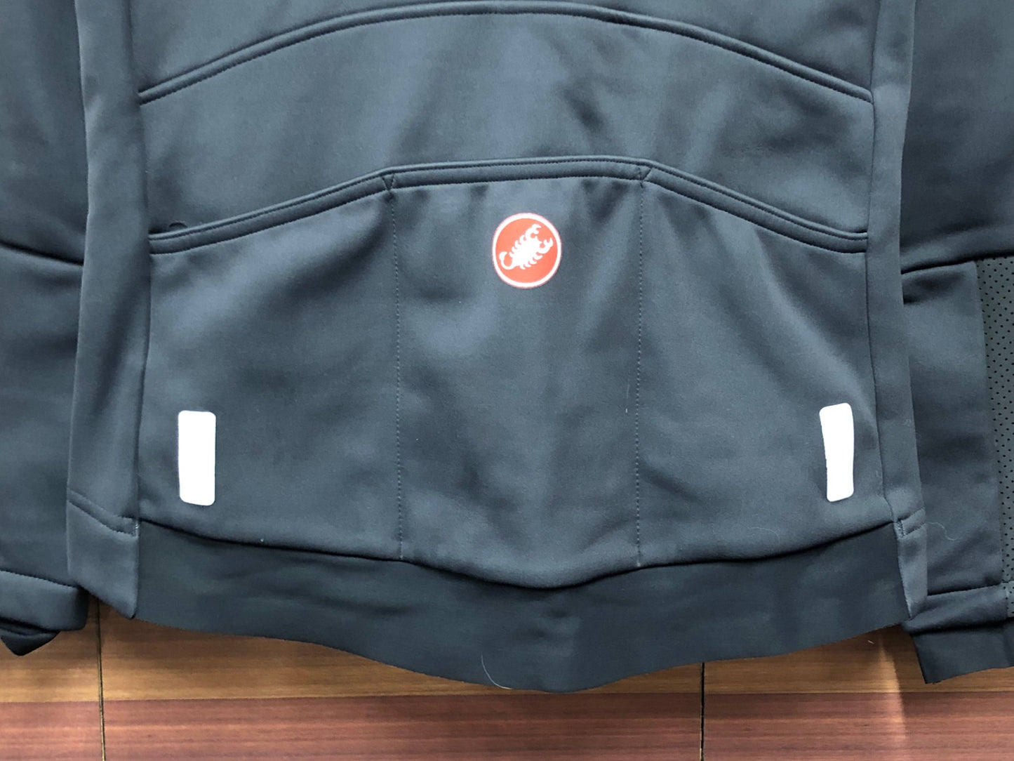 IR214 カステリ castelli 長袖サイクルジャケット グレー XS 裏起毛