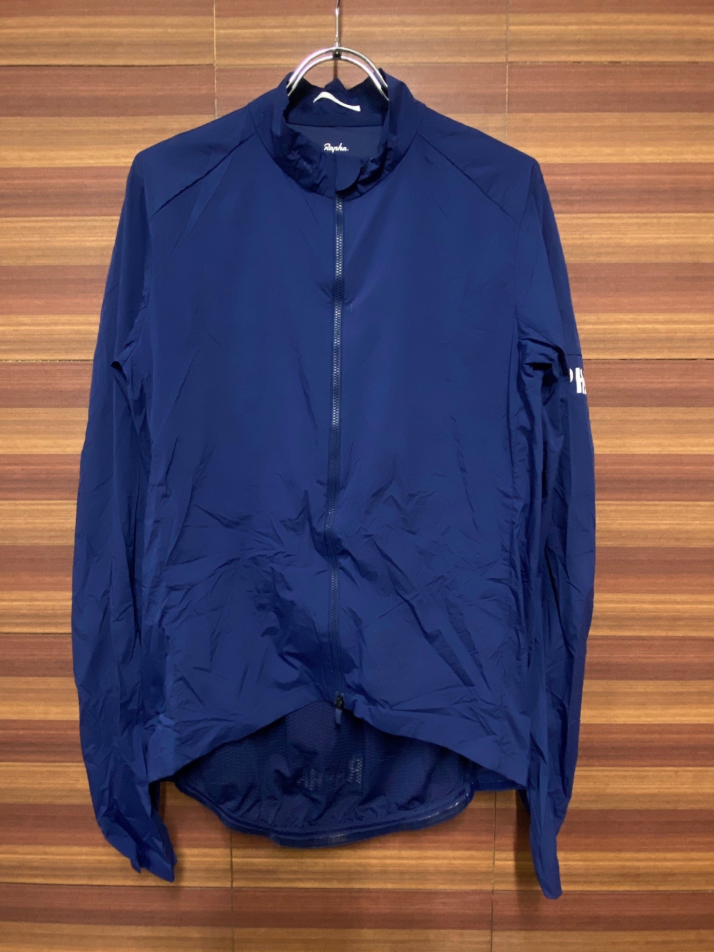 IJ965 ラファ Rapha PRO TEAM LIGHTWEIGHT WIND JACKET 長袖 ウィンドブレーカー 青 L