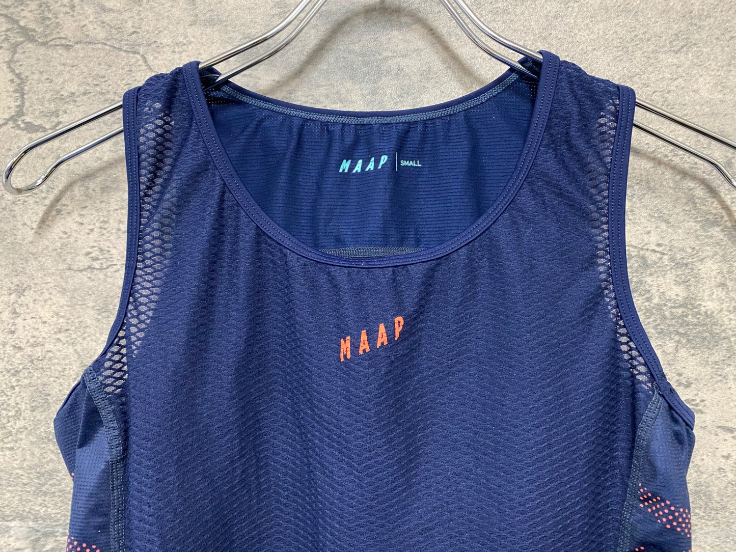 IS747 マープ MAAP ノースリーブ ベースレイヤー 紺 S