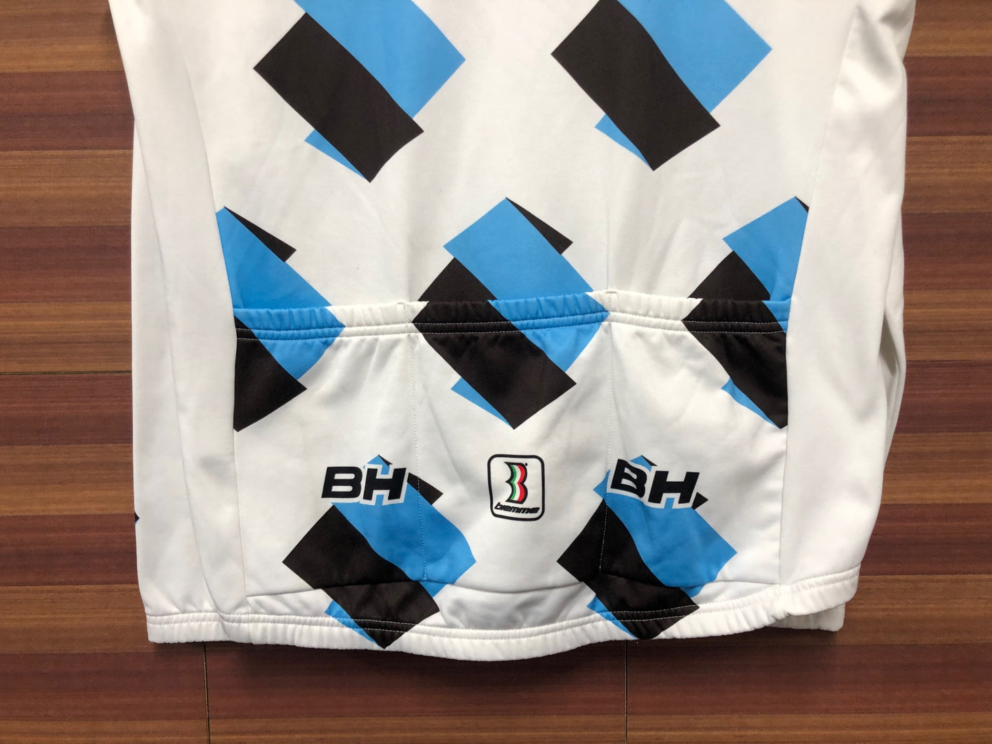 IN123 ビエンメ BIEMME 長袖サイクルジャージ 白 AG2R LA MONDIALE 裏起毛 L