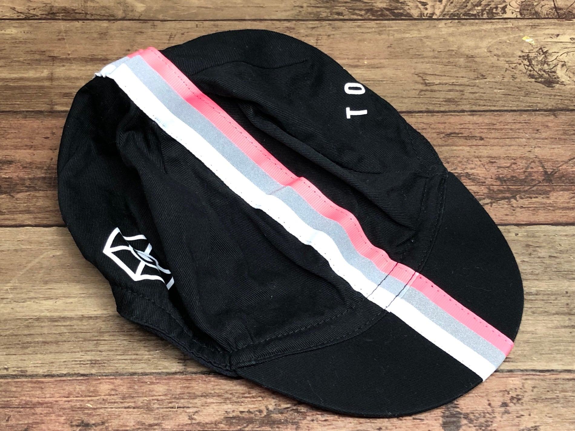 IT269 ラファ Rapha サイクルキャップ 黒 ピンク フリーサイズ