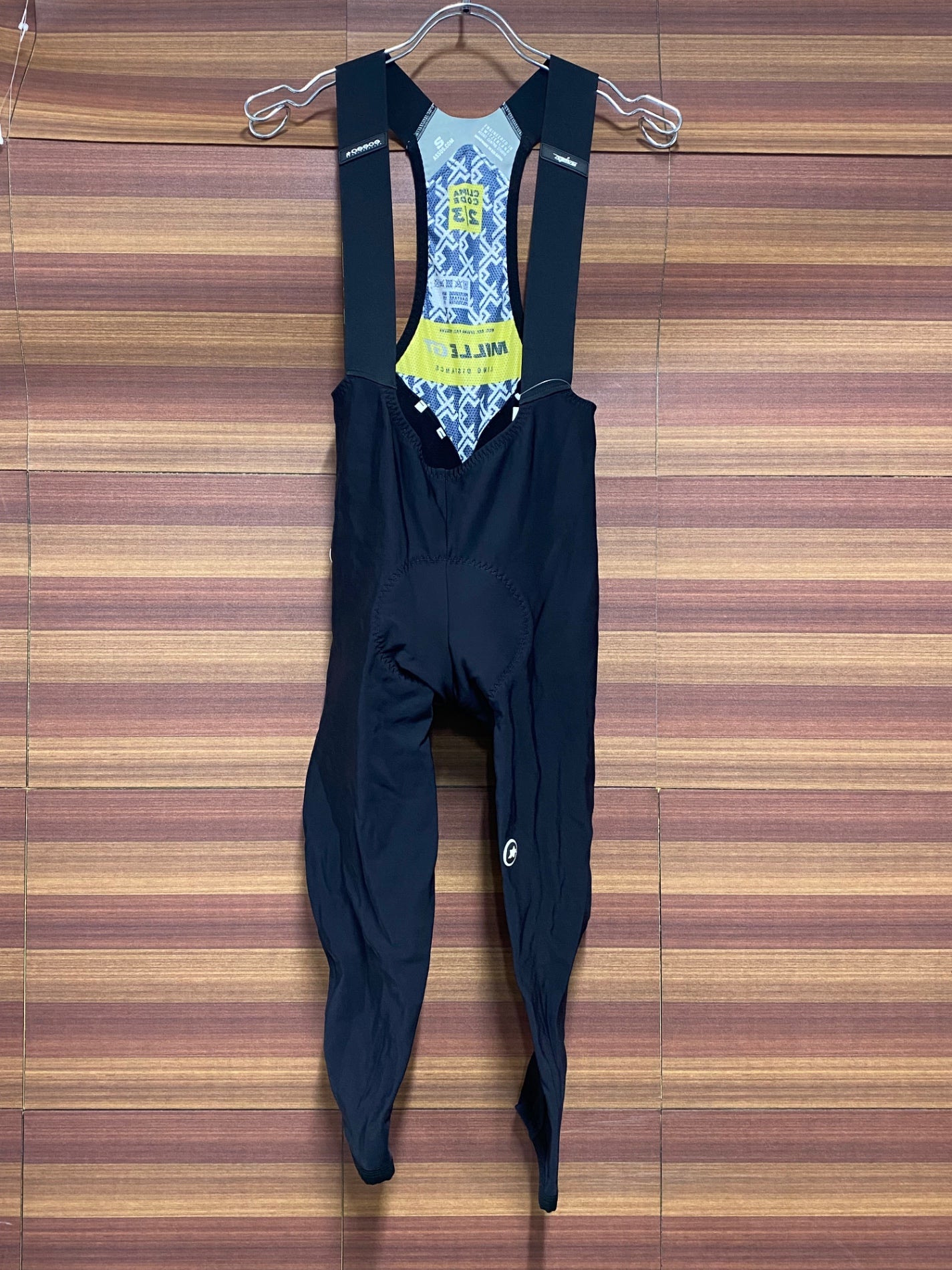 IU076 アソス assos MILLE GT Spring/Fall Knickers ビブニッカー 黒 S 裏起毛