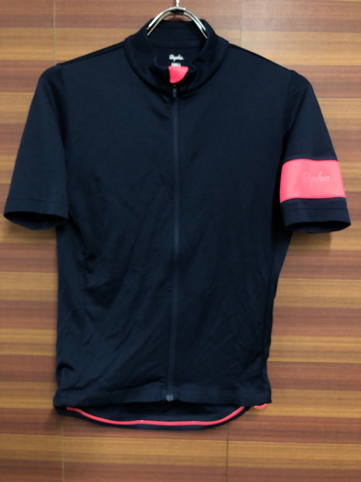 HX502 ラファ Rapha メンズ クラシック ジャージⅡ Men's Classic Jersey ネイビー/ピンク M