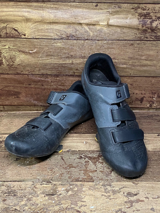 II881 ボントレガー BONTRAGER STARVOS ビンディングシューズ SPD-SL 黒 EU44