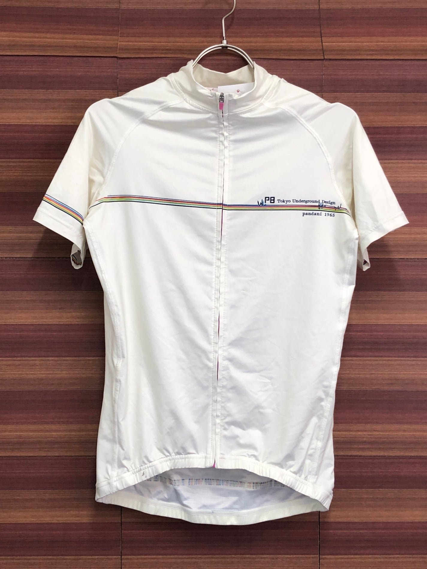 IS105 パンダーニ Pandani 半袖 サイクルジャージ ベージュ S