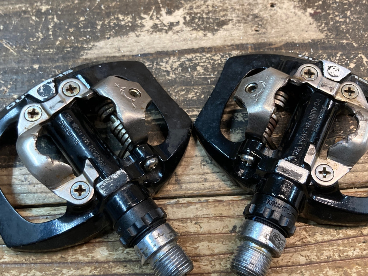 IS381 シマノ SHIMANO PD-A530 ビンディングペダル 黒 SPD