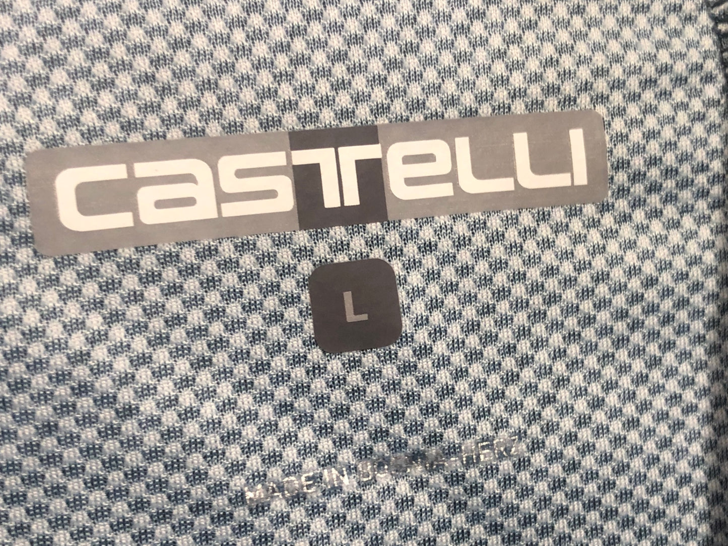 IW393 カステリ CASTELLI 半袖 サイクルジャージ グレー L