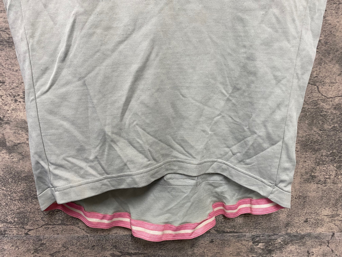 JD378 ラファ Rapha CLUB JERSEY 半袖 サイクルジャージ ハーフジップ ピンク グレー L