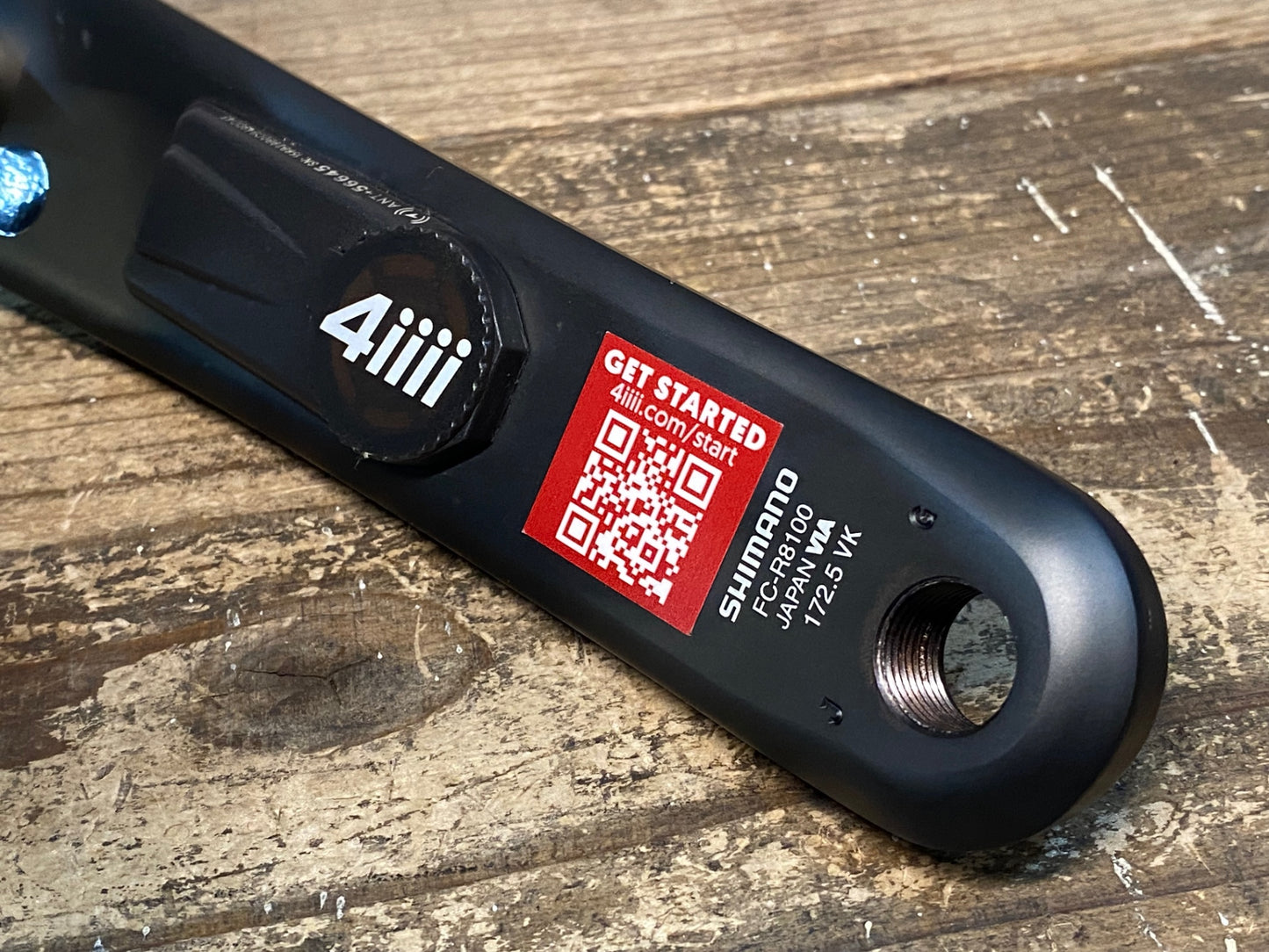 JC031 4iiii PRECISION 3+ シマノ SHIMANO アルテグラ ULTEGRA FC-R8100 パワーメーター クランクセット 172.5mm 50/34T 左側計測