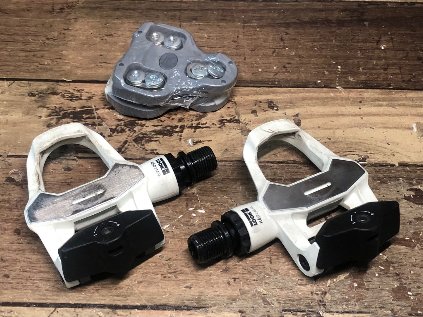 IN056 ルック LOOK ケオ KEO2 MAX ビンディングペダル 白 ※クリート付属